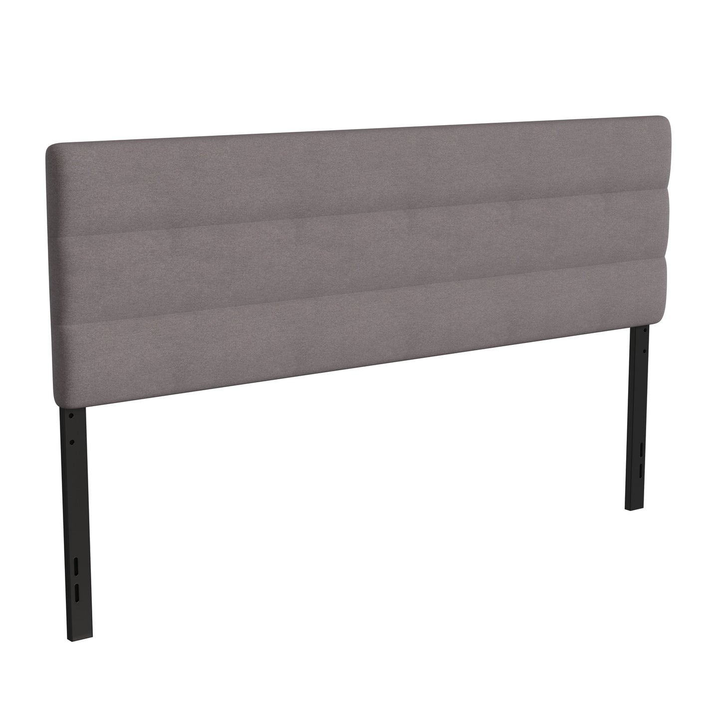 Gray Tufted King Headboard TW-3WLHB21-GY-K-GG