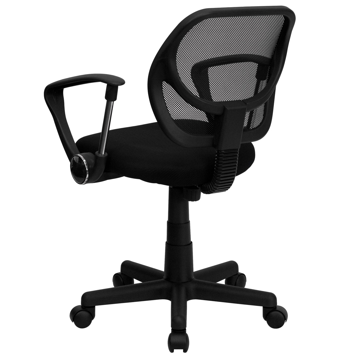 Black Low Back Task Chair WA-3074-BK-A-GG