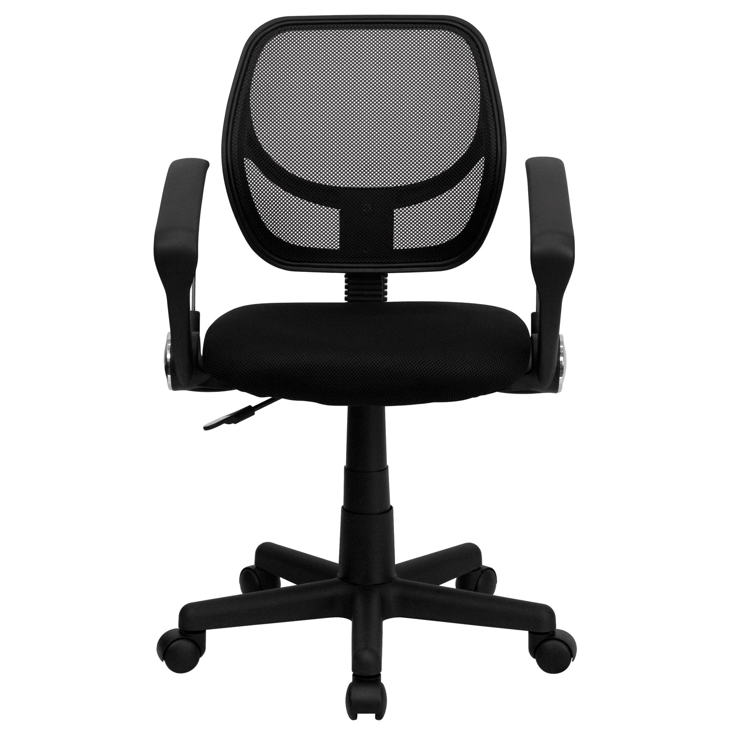 Black Low Back Task Chair WA-3074-BK-A-GG