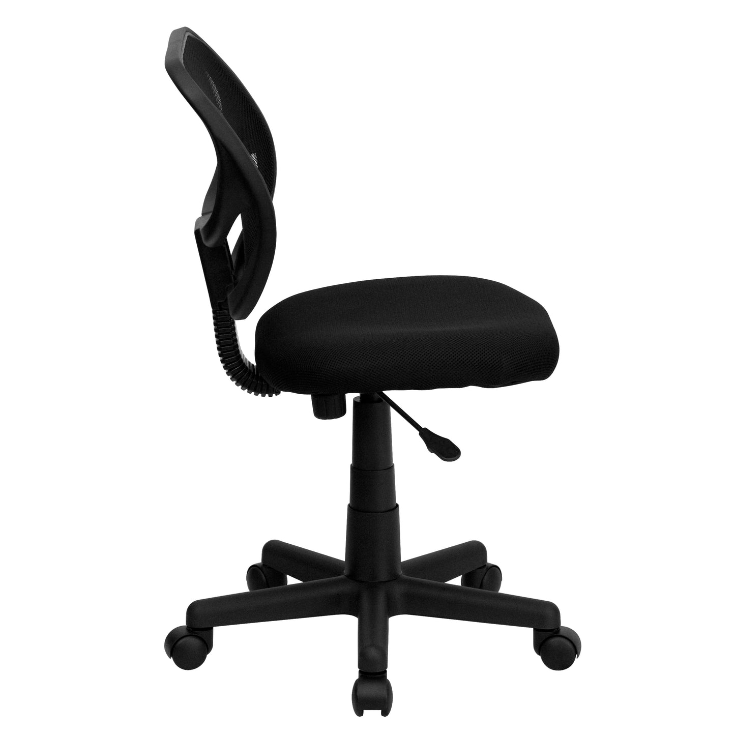 Black Low Back Task Chair WA-3074-BK-GG