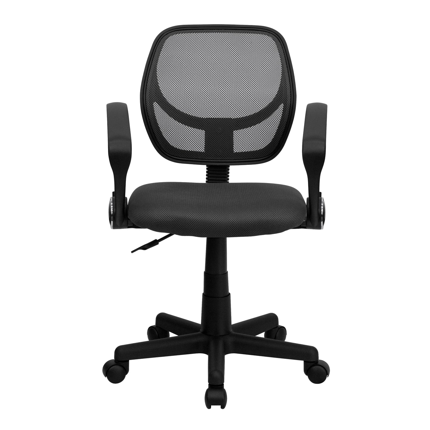 Gray Low Back Task Chair WA-3074-GY-A-GG