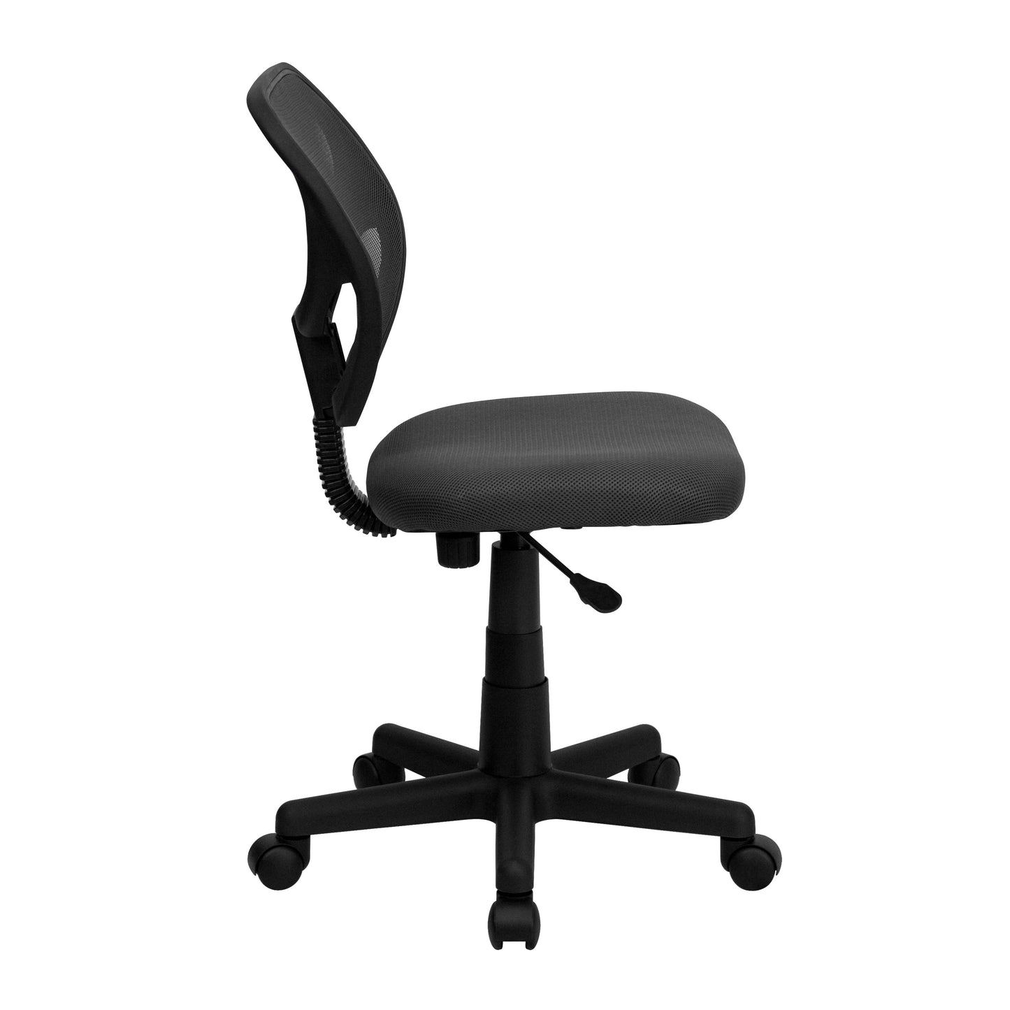 Gray Low Back Task Chair WA-3074-GY-GG