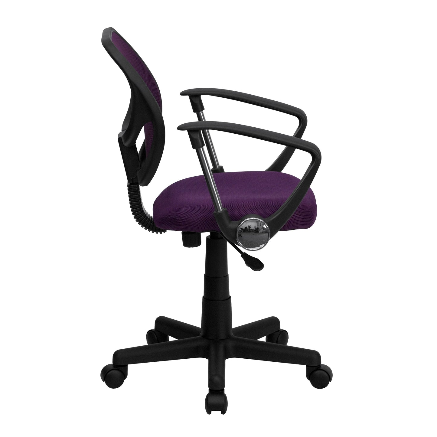 Purple Low Back Task Chair WA-3074-PUR-A-GG