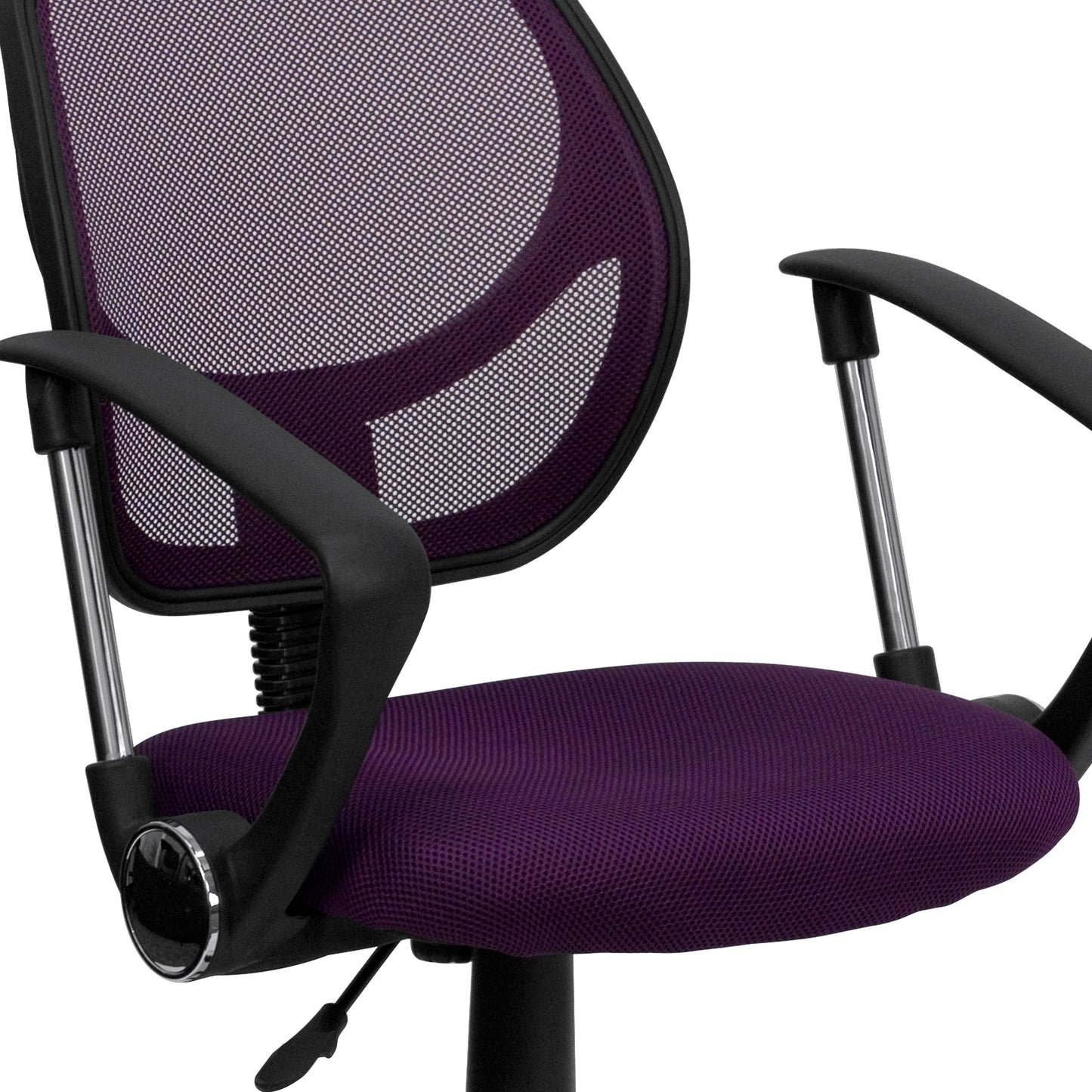 Purple Low Back Task Chair WA-3074-PUR-A-GG