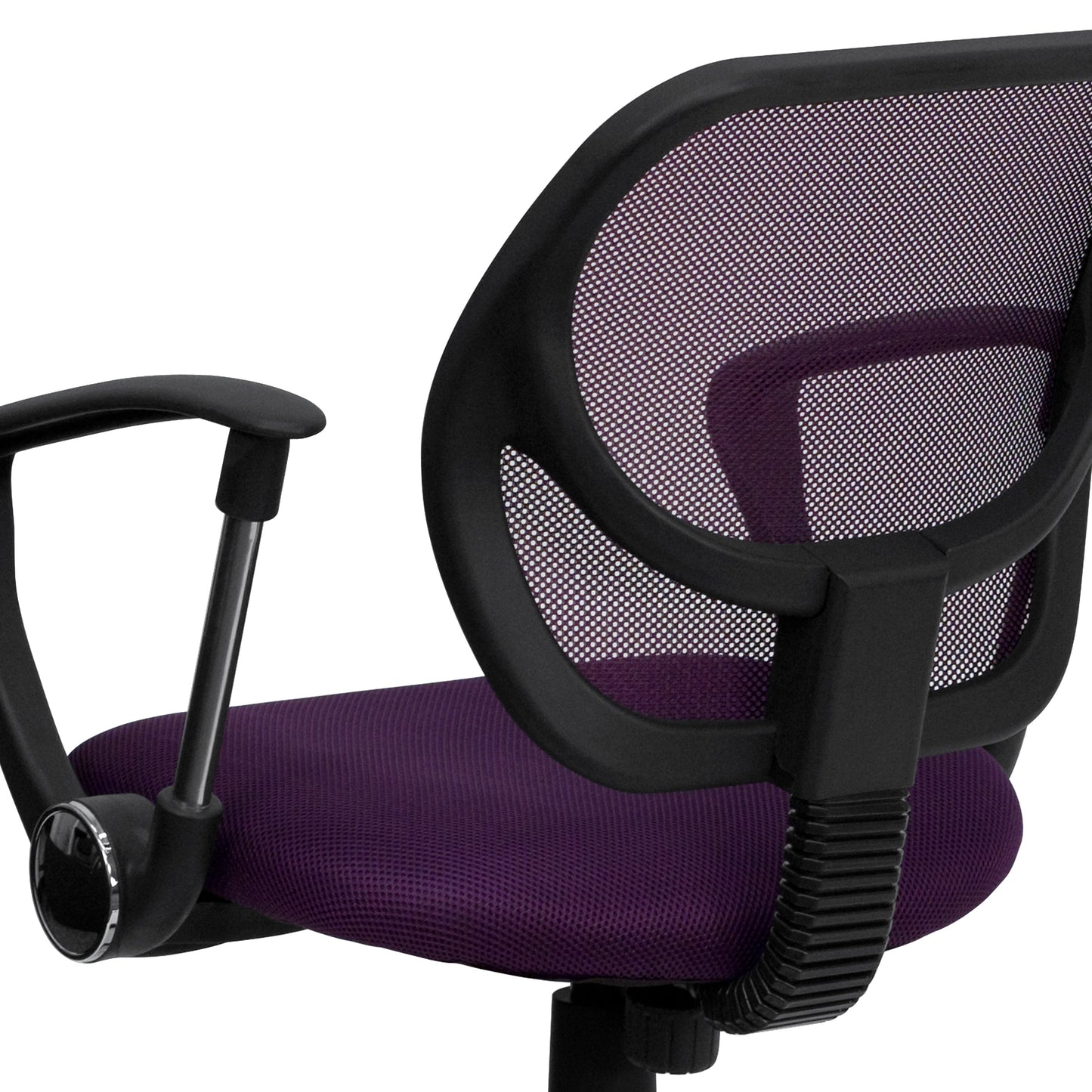 Purple Low Back Task Chair WA-3074-PUR-A-GG