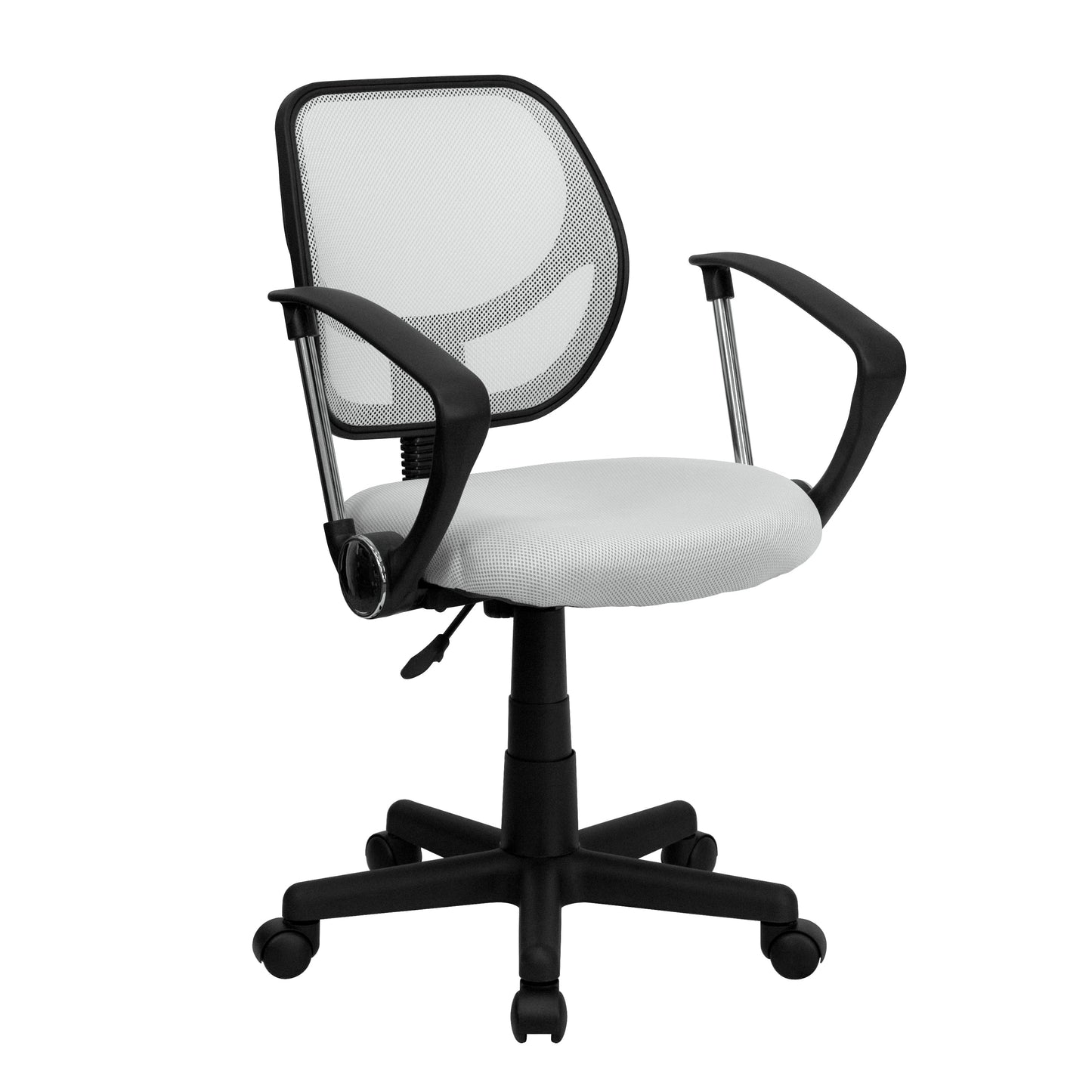 White Low Back Task Chair WA-3074-WHT-A-GG