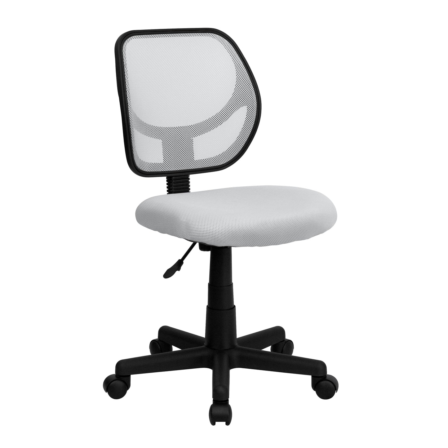 White Low Back Task Chair WA-3074-WHT-GG