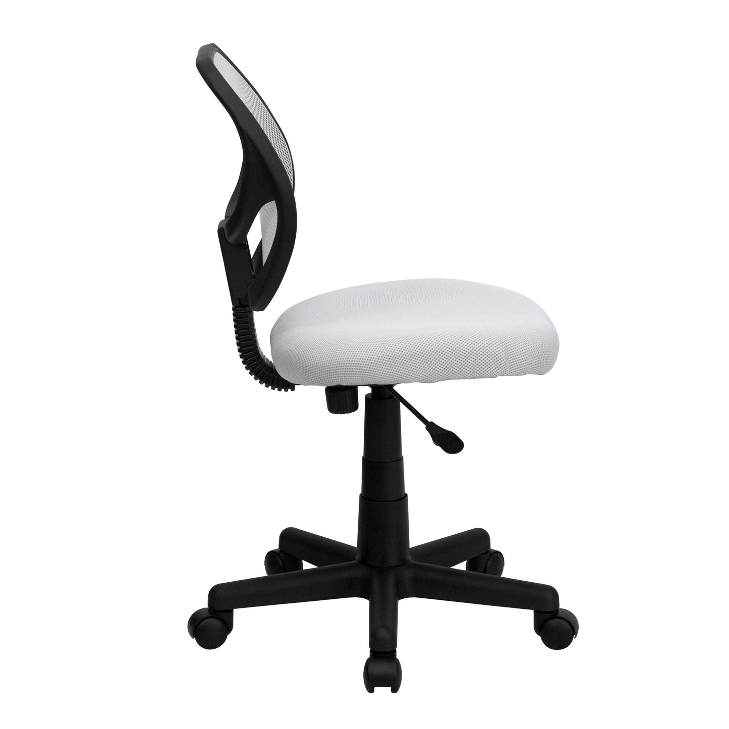 White Low Back Task Chair WA-3074-WHT-GG