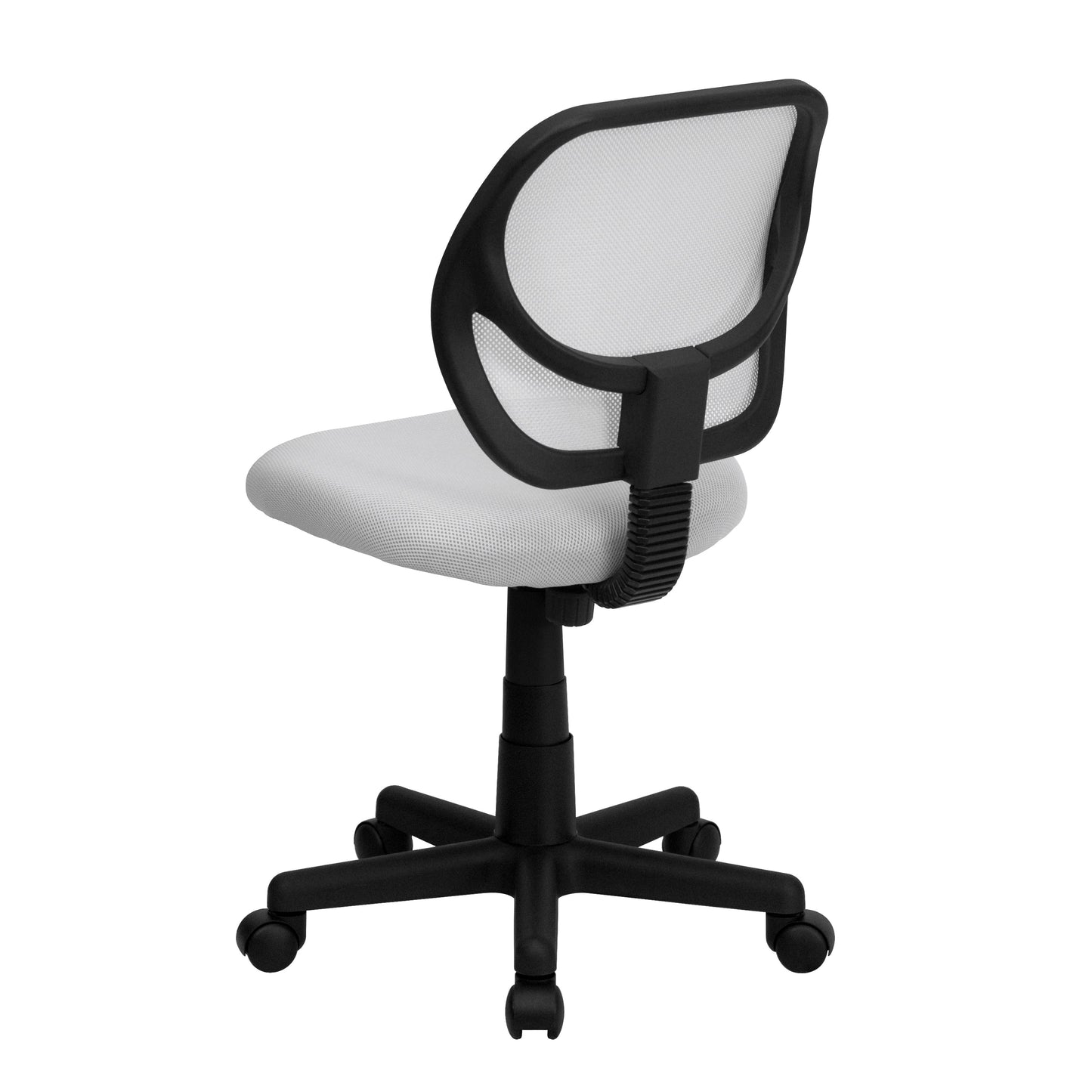 White Low Back Task Chair WA-3074-WHT-GG