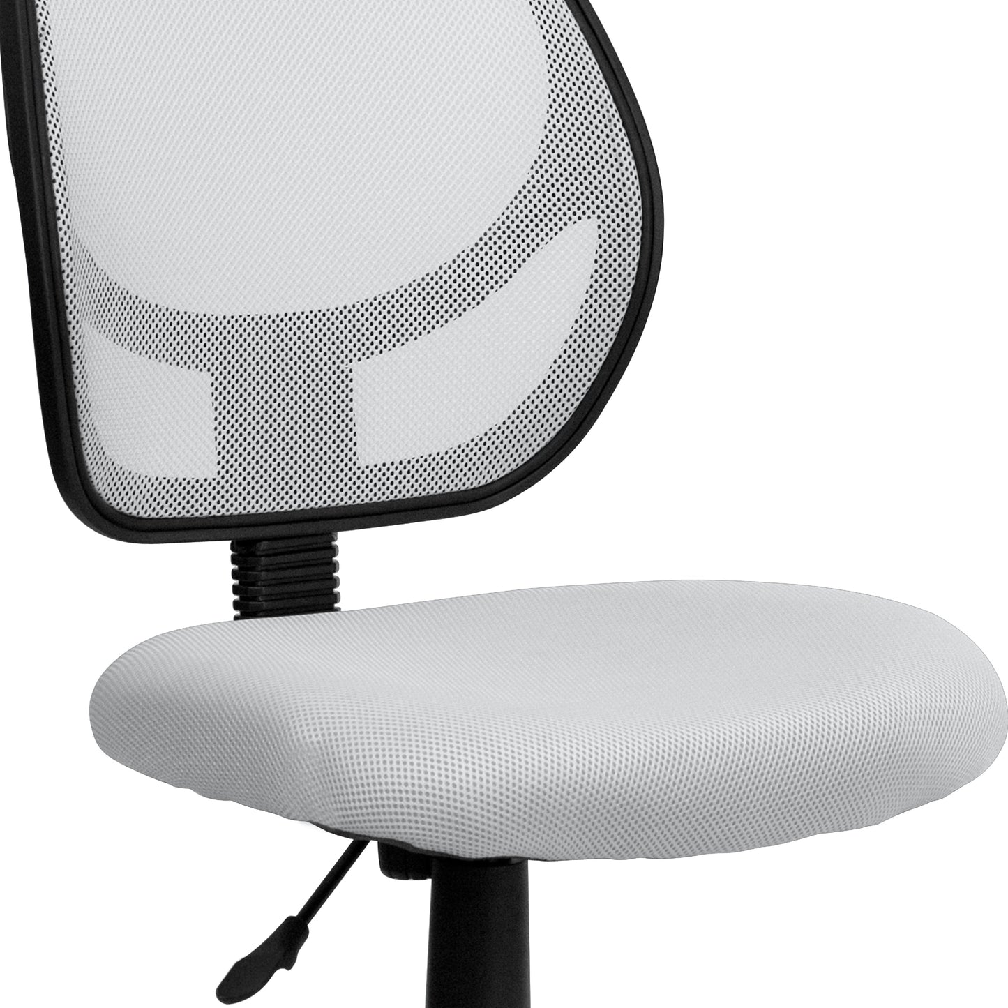 White Low Back Task Chair WA-3074-WHT-GG