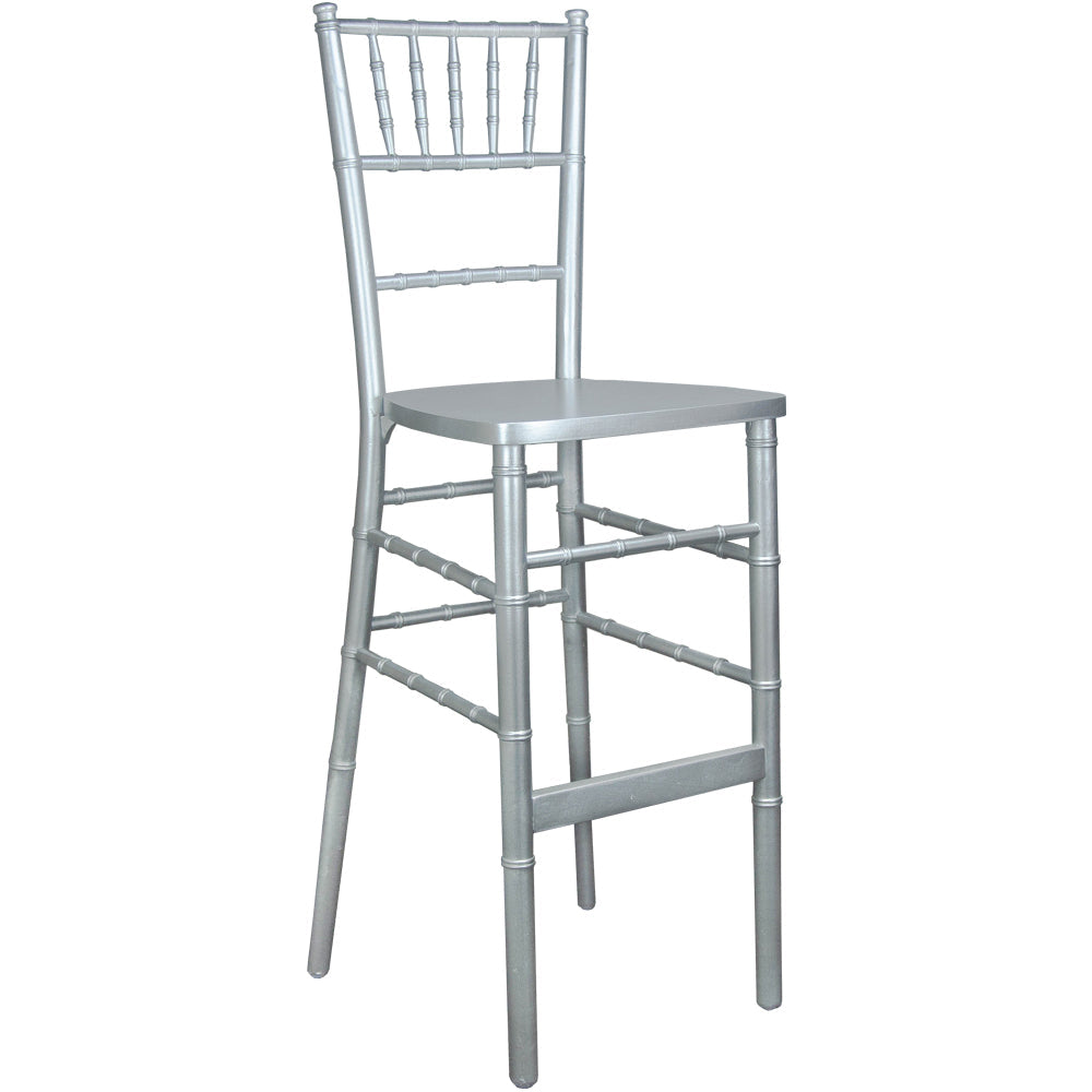 Silver Chiavari Bar Stools WDCHIBAR-SILVER