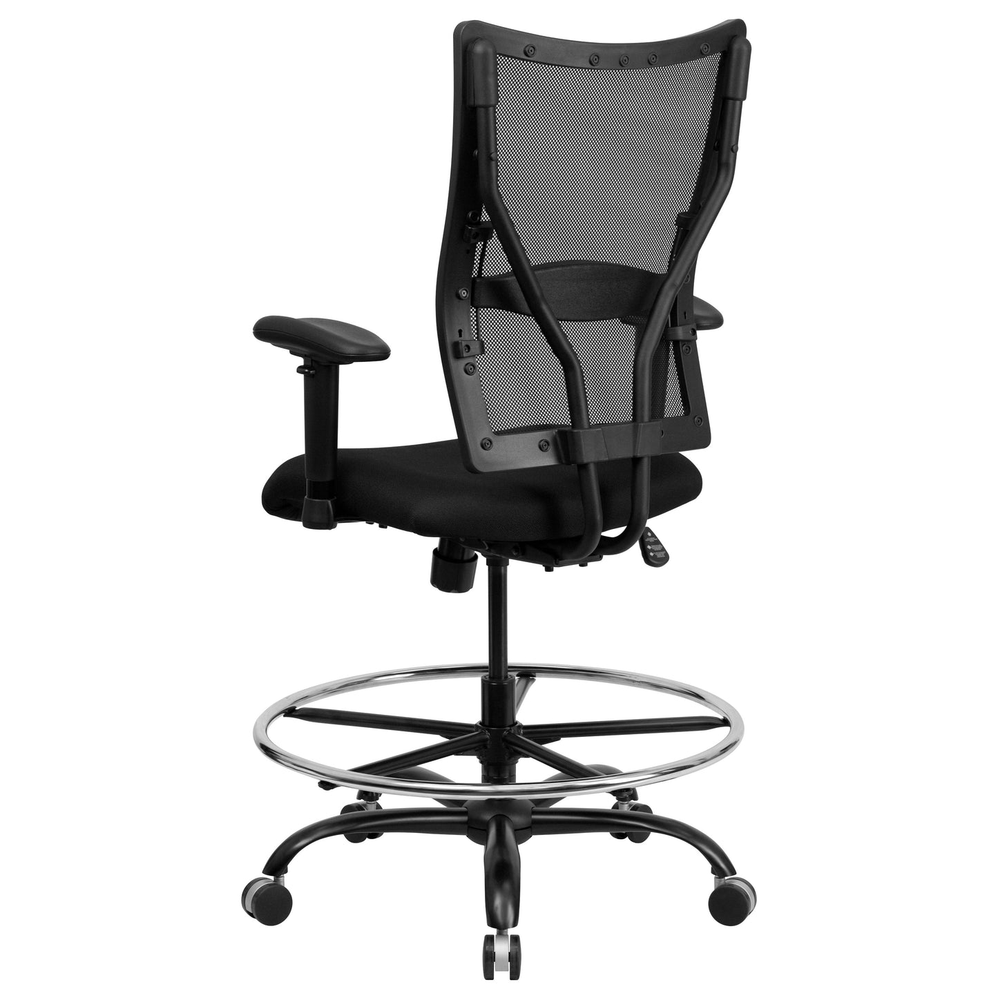 Black Mesh 400LB Draft Chair WL-5029SYG-AD-GG