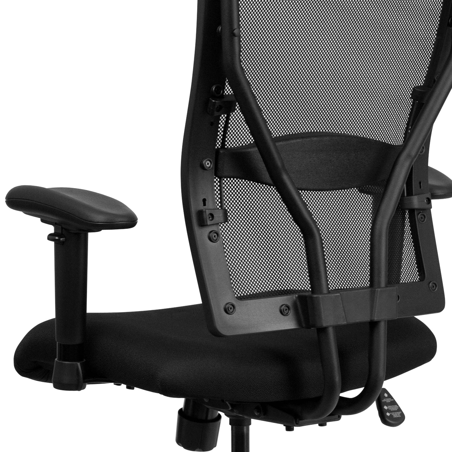 Black Mesh 400LB Draft Chair WL-5029SYG-AD-GG