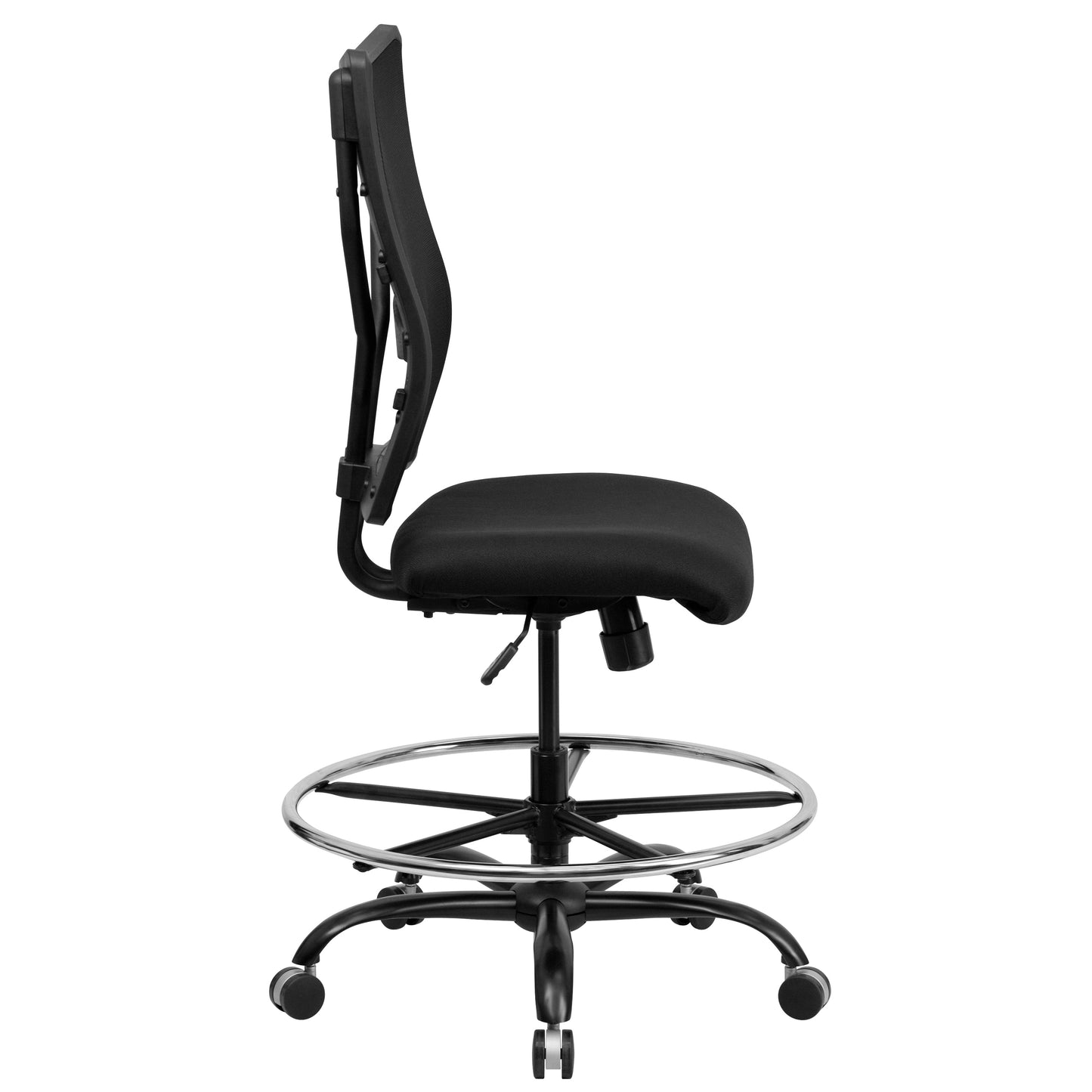 Black Mesh 400LB Draft Chair WL-5029SYG-D-GG