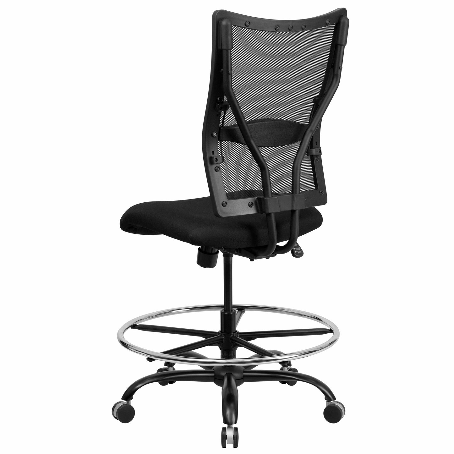 Black Mesh 400LB Draft Chair WL-5029SYG-D-GG