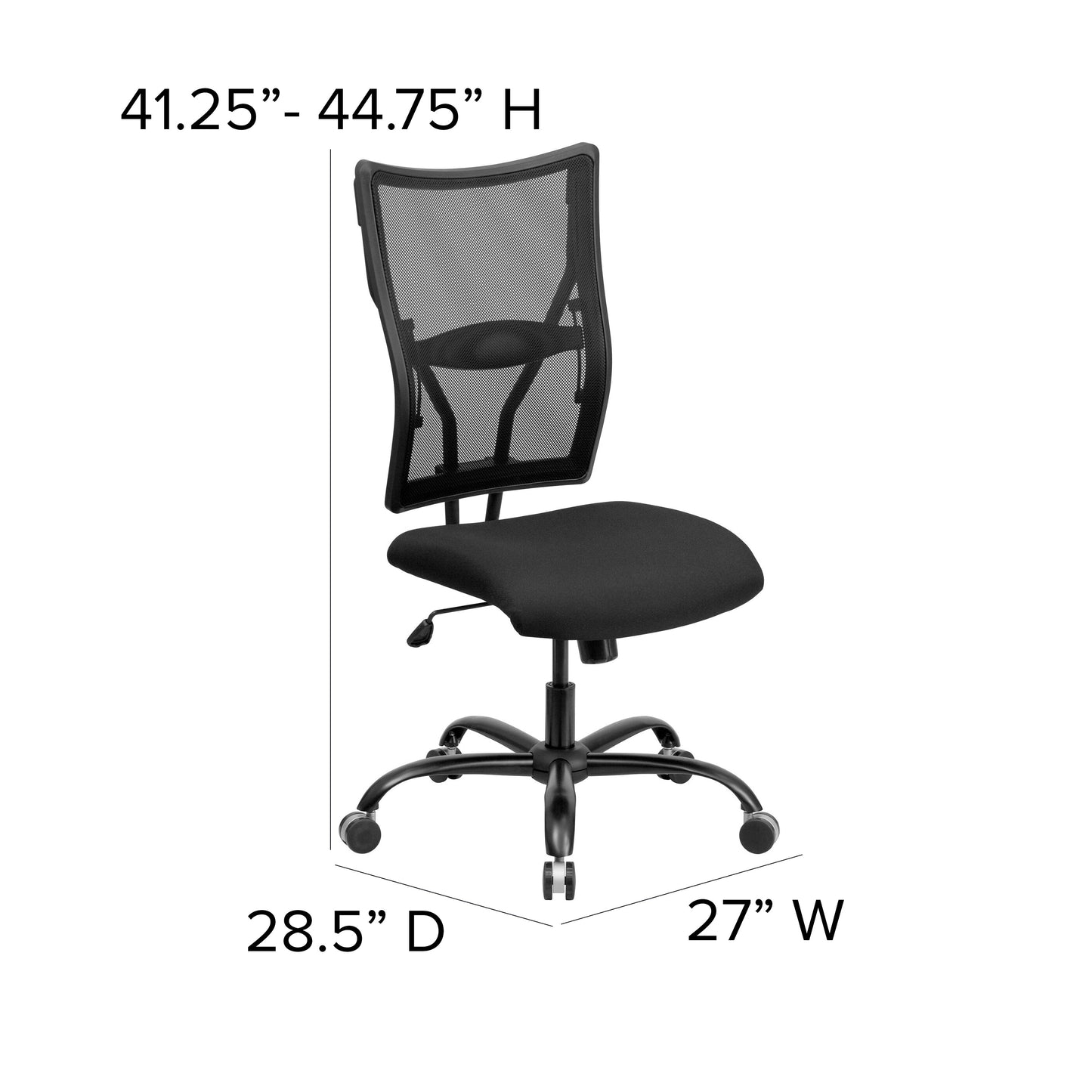 Black 400LB High Back Chair WL-5029SYG-GG