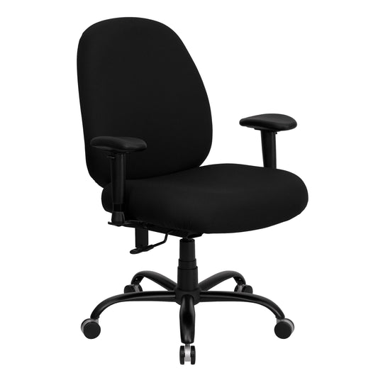 Black 400LB High Back Chair WL-715MG-BK-A-GG