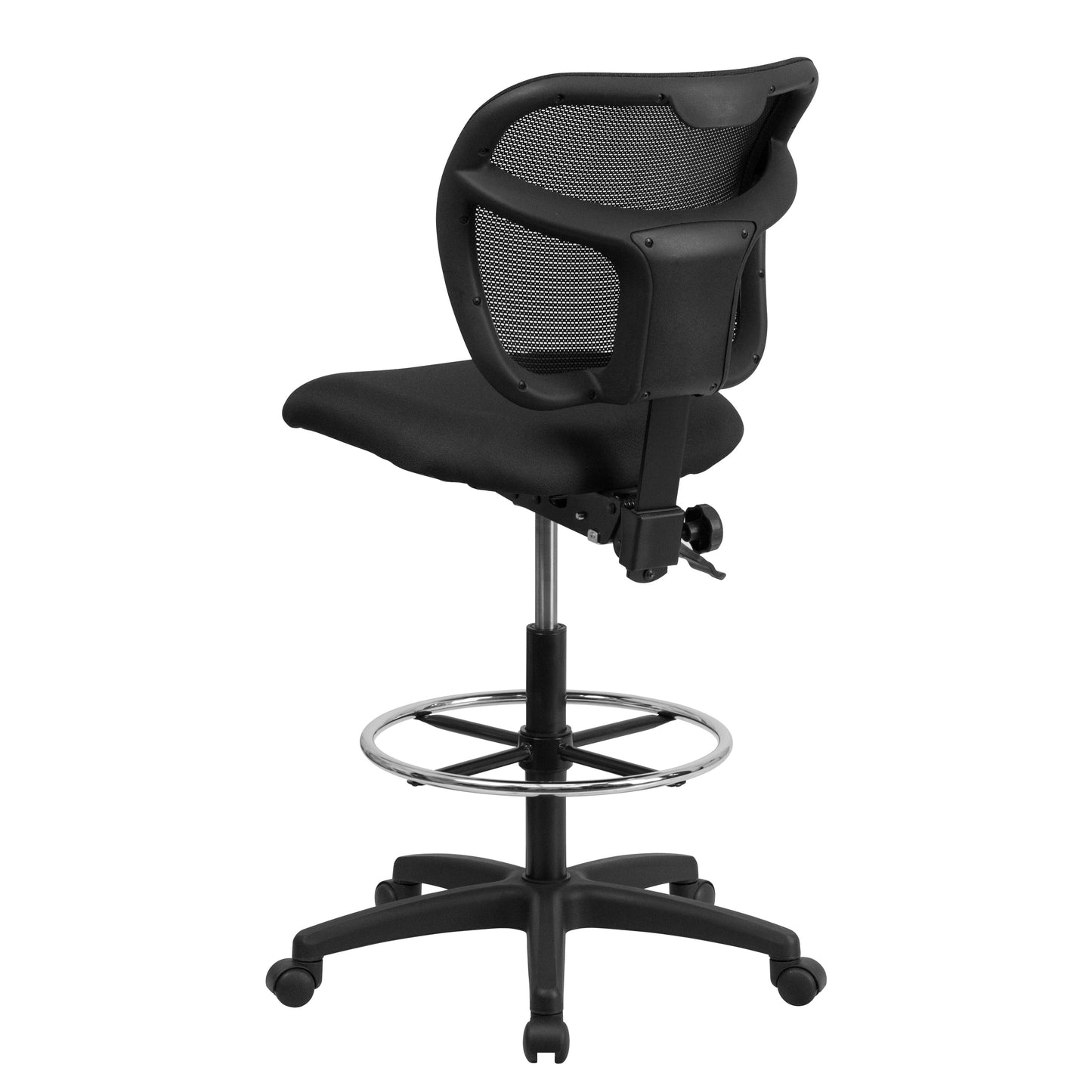 Black Mesh Draft Chair WL-A7671SYG-BK-D-GG