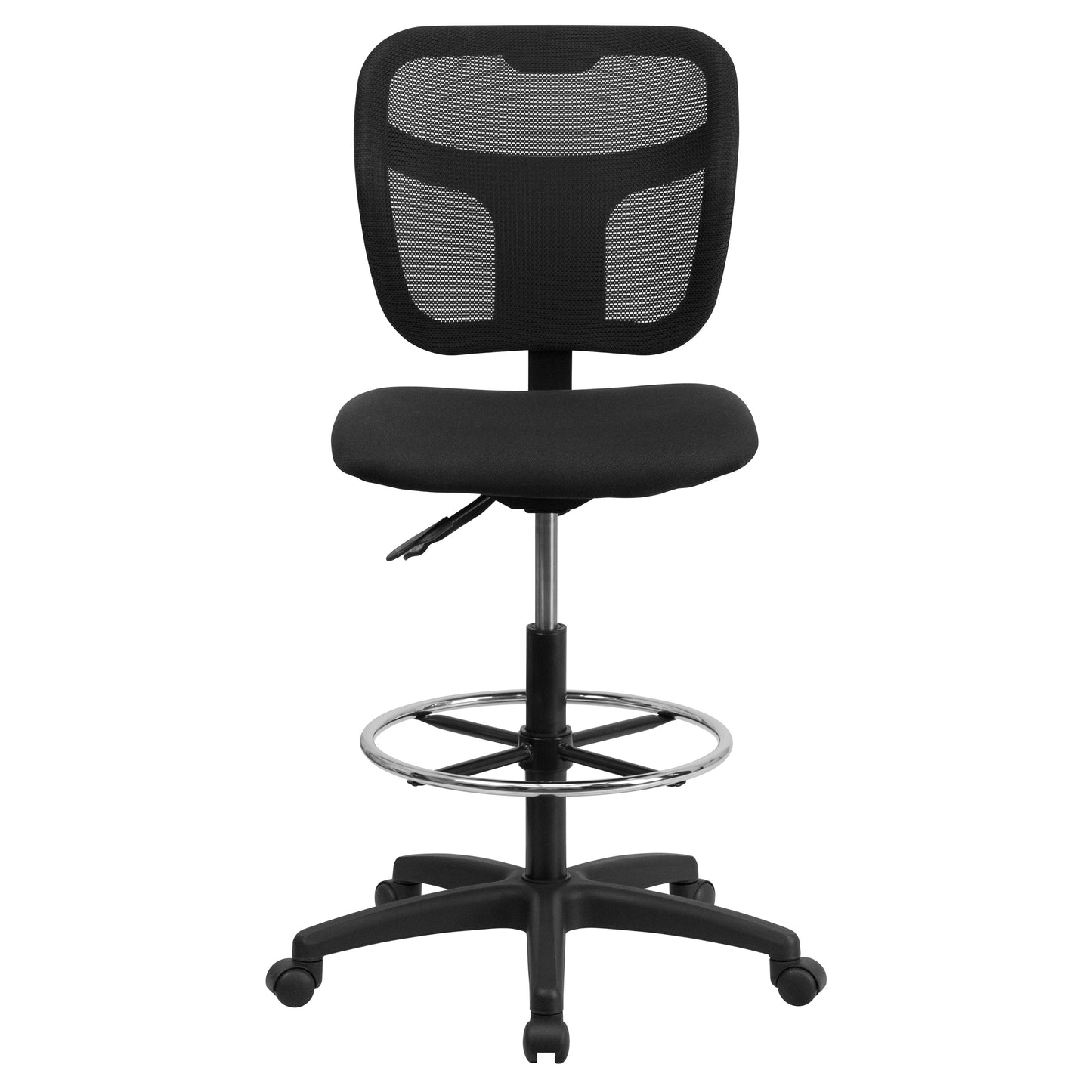 Black Mesh Draft Chair WL-A7671SYG-BK-D-GG