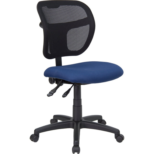 Navy Blue Mid-Back Task Chair WL-A7671SYG-NVY-GG