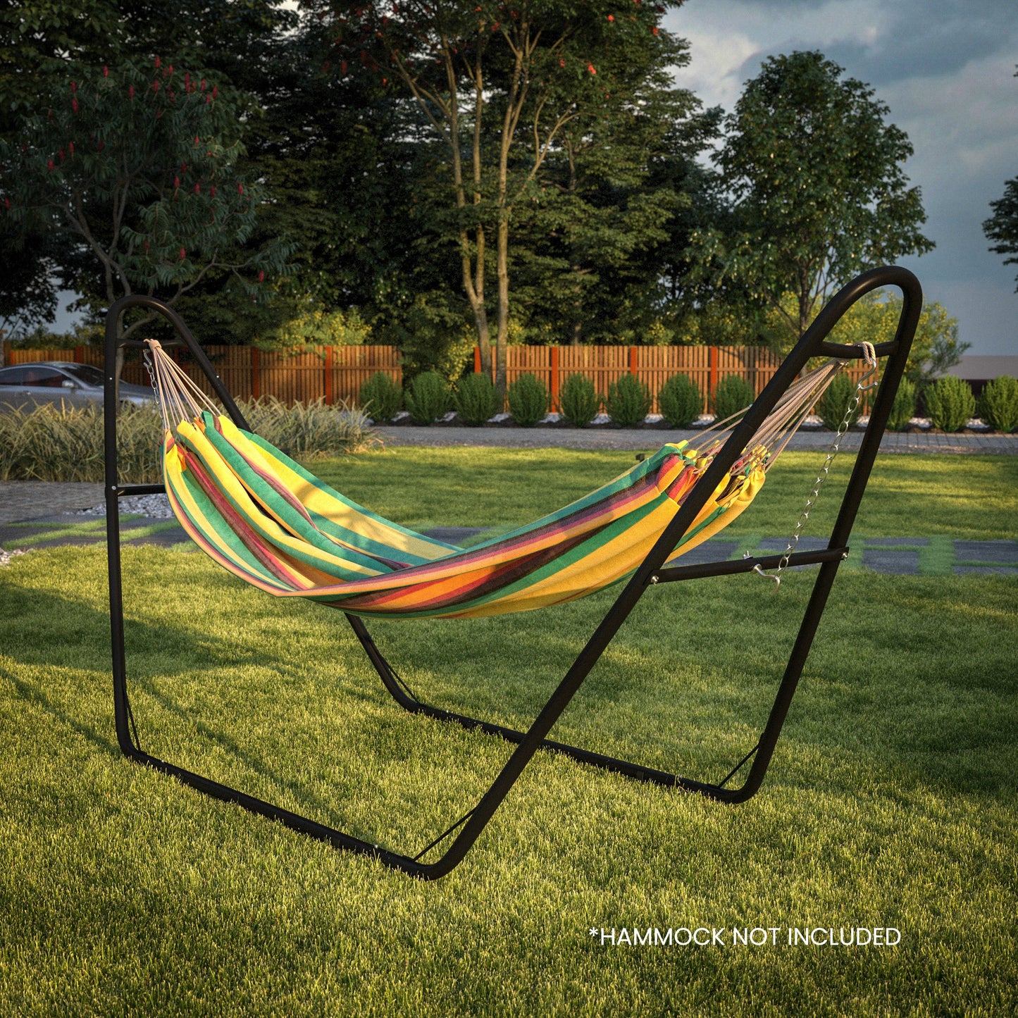 Black 2 Person Hammock Stand WL-HM22000-BLK-GG