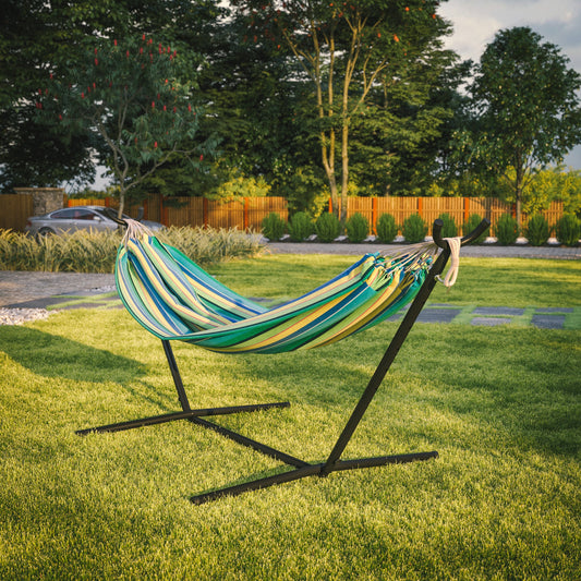 Blue Multi Hammock with Stand WL-HM22001-BLU-MLT-GG