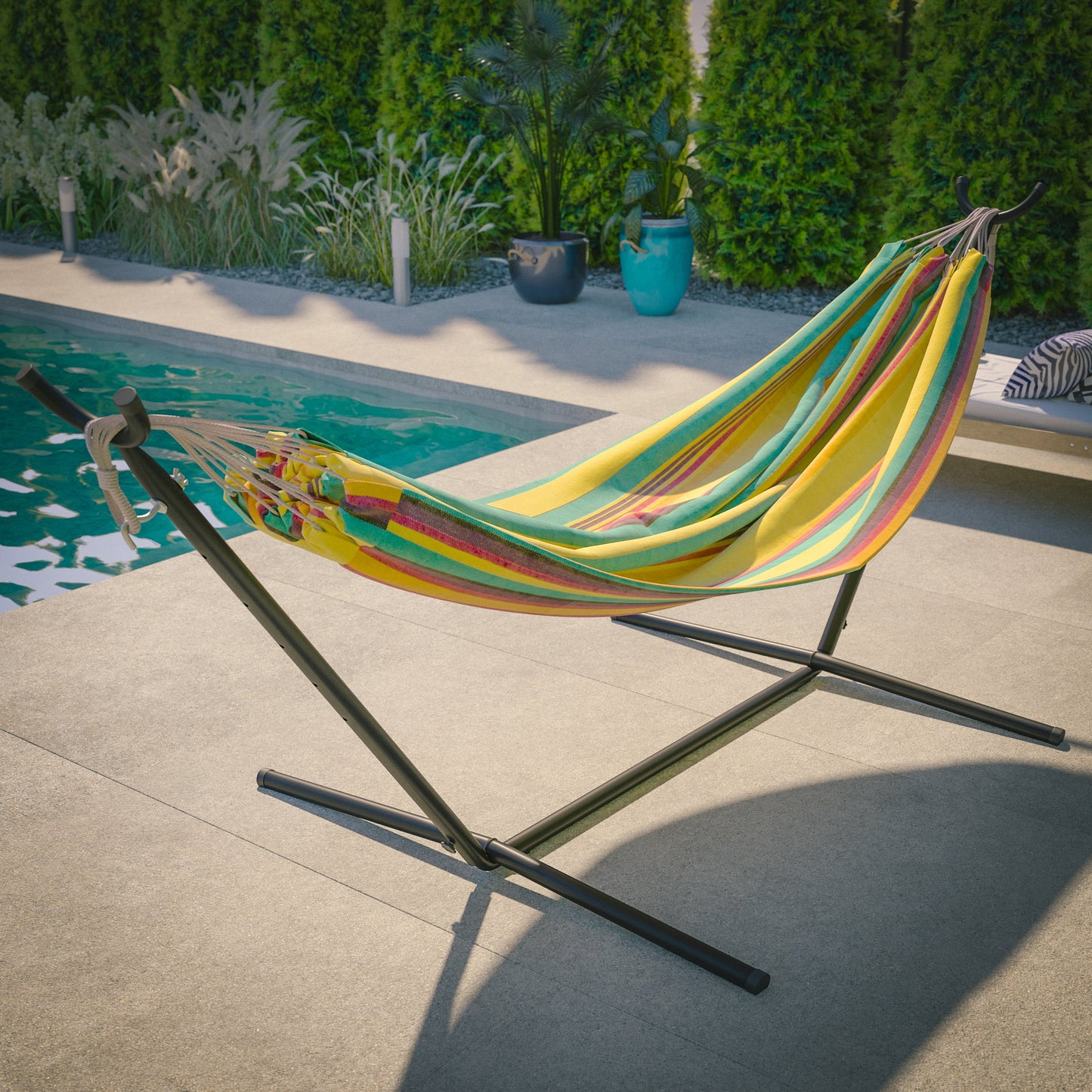 Tropical Multi Hammock - Stand WL-HM22001-TRP-MLT-GG