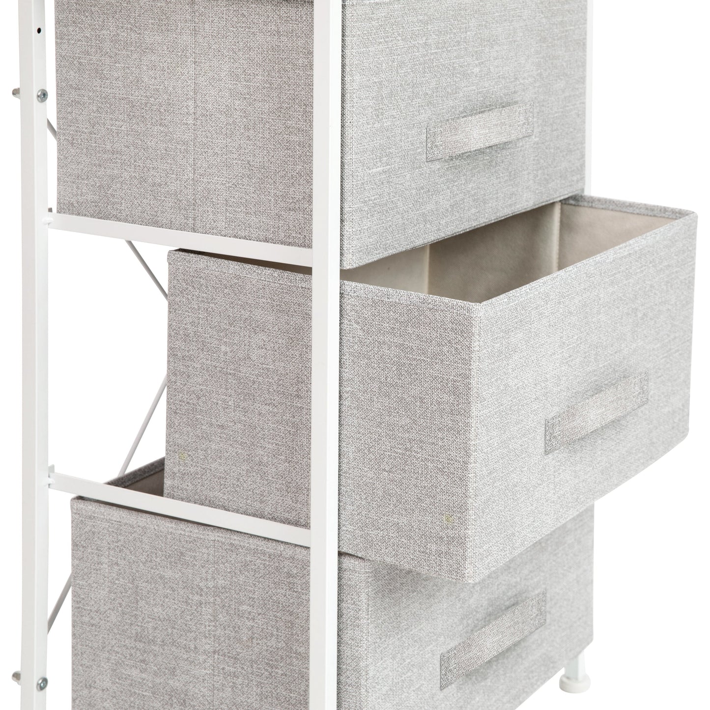 White/Gray Tall Organizer WX-5L20-X-WH-GR-GG