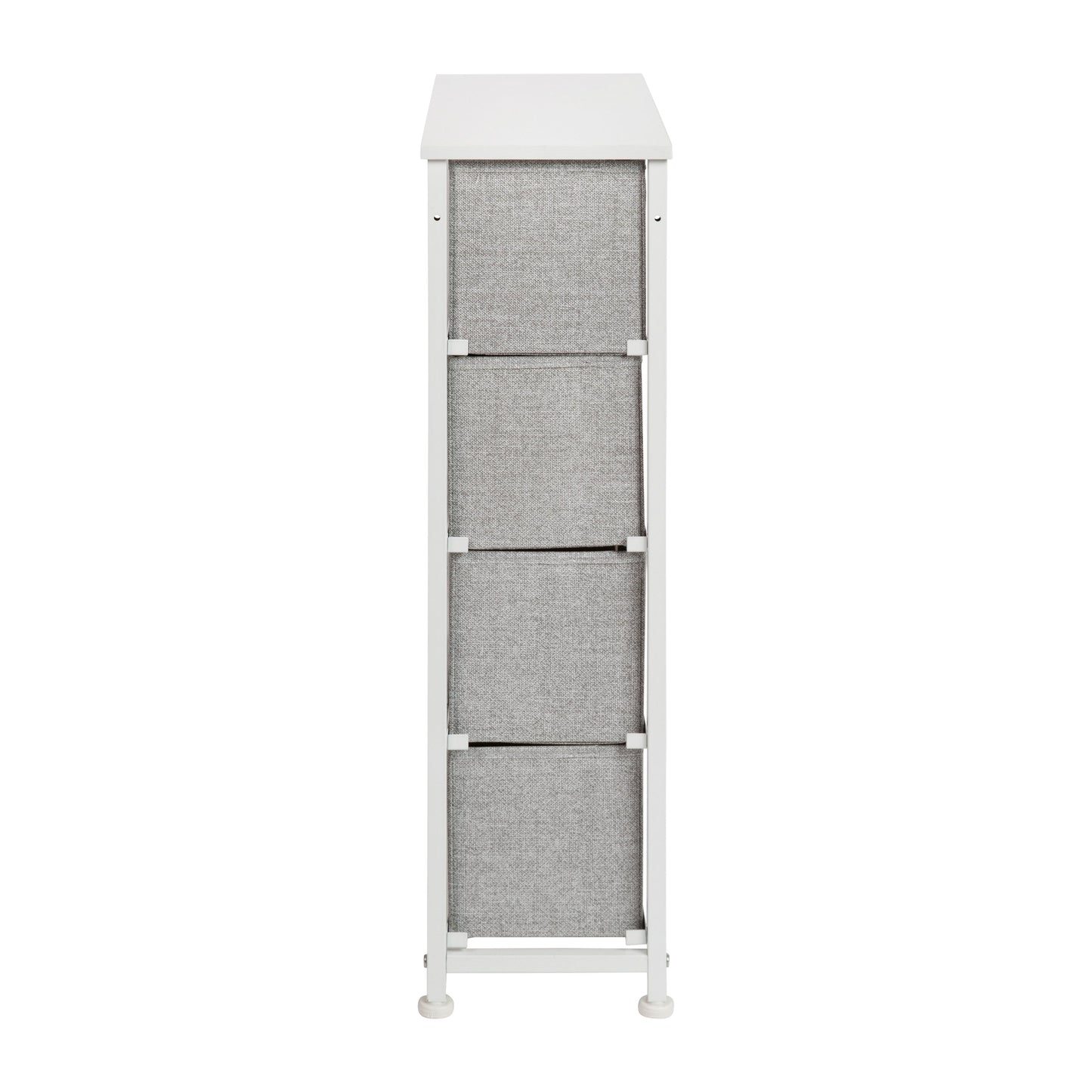 White/Gray Tall Organizer WX-5L203-WH-GR-GG