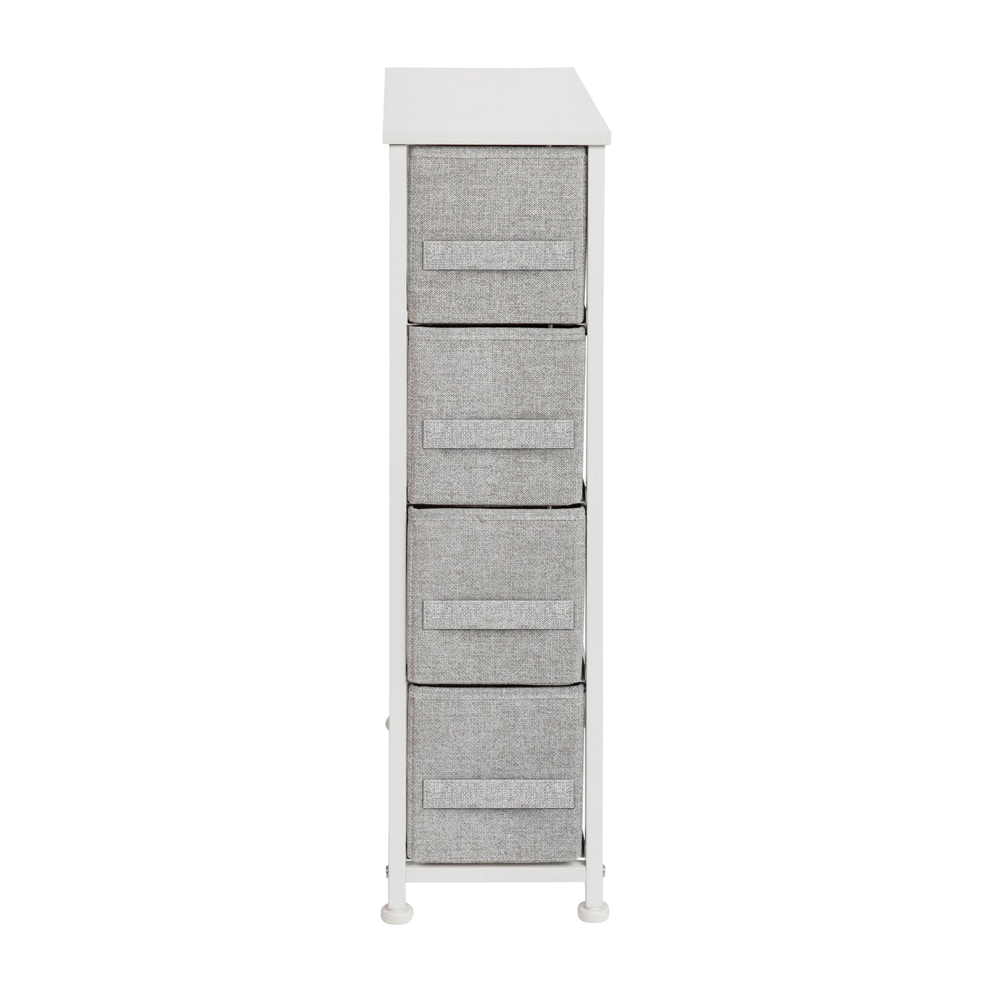 White/Gray Tall Organizer WX-5L203-WH-GR-GG