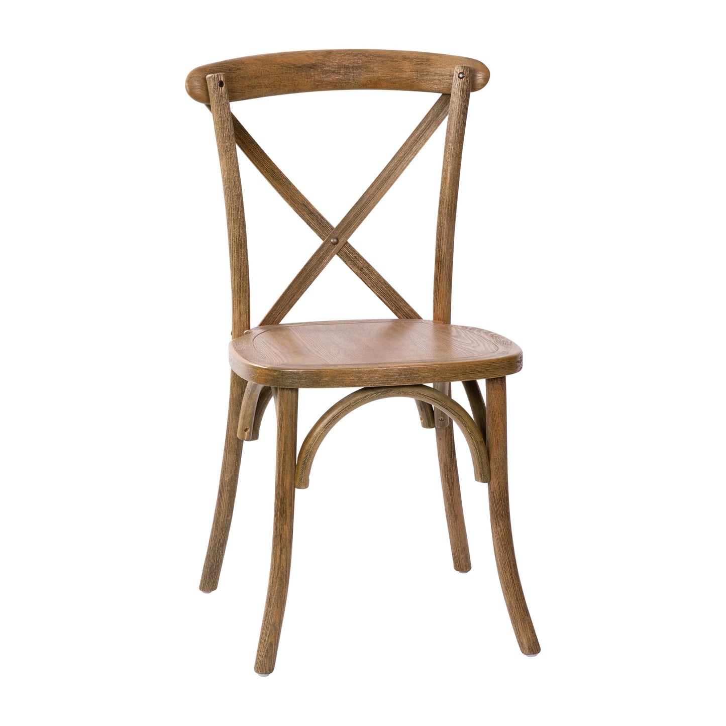 Dark Natural X-Back Chair X-BACK-DNAT