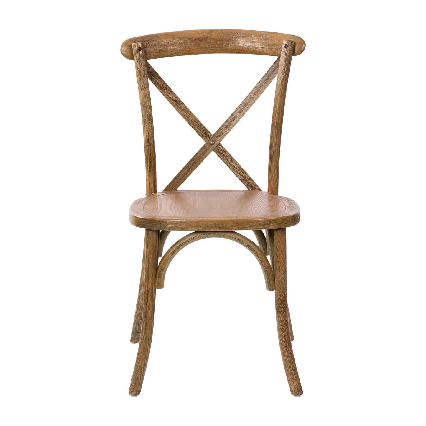 Dark Natural X-Back Chair X-BACK-DNAT