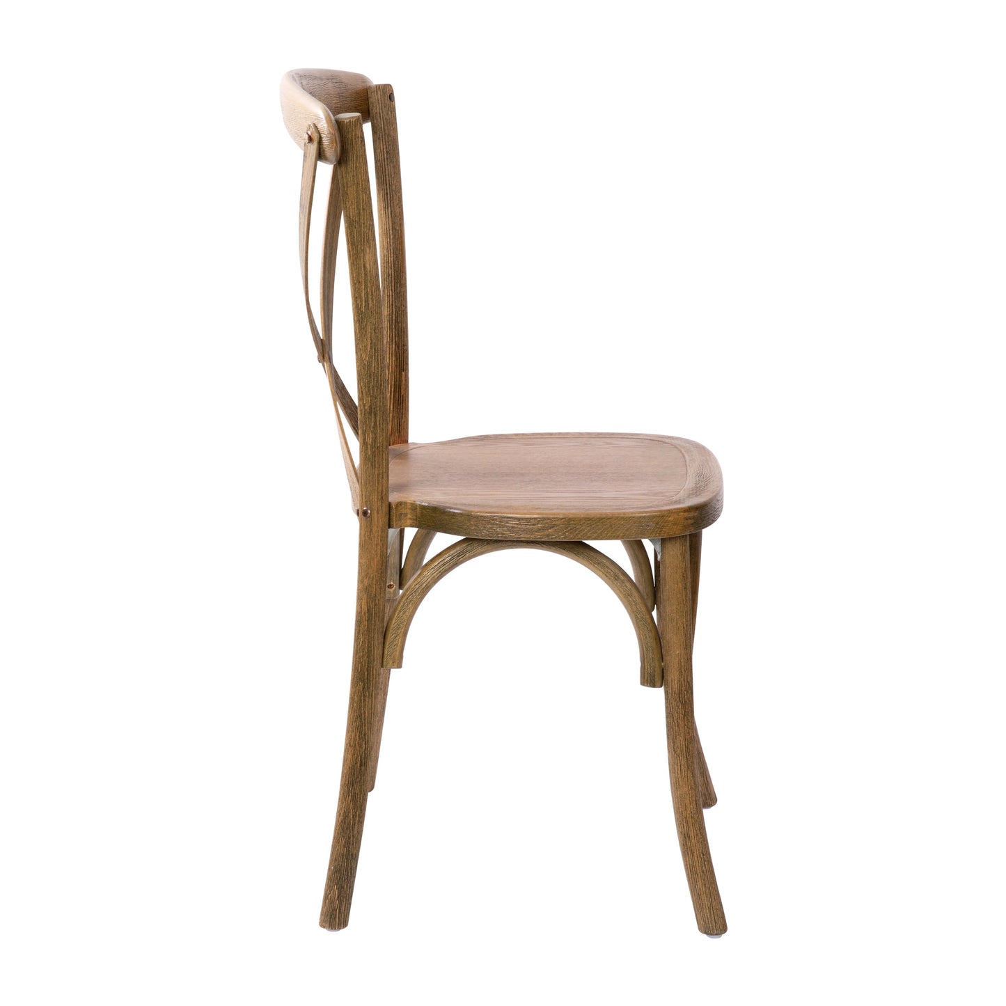 Dark Natural X-Back Chair X-BACK-DNAT