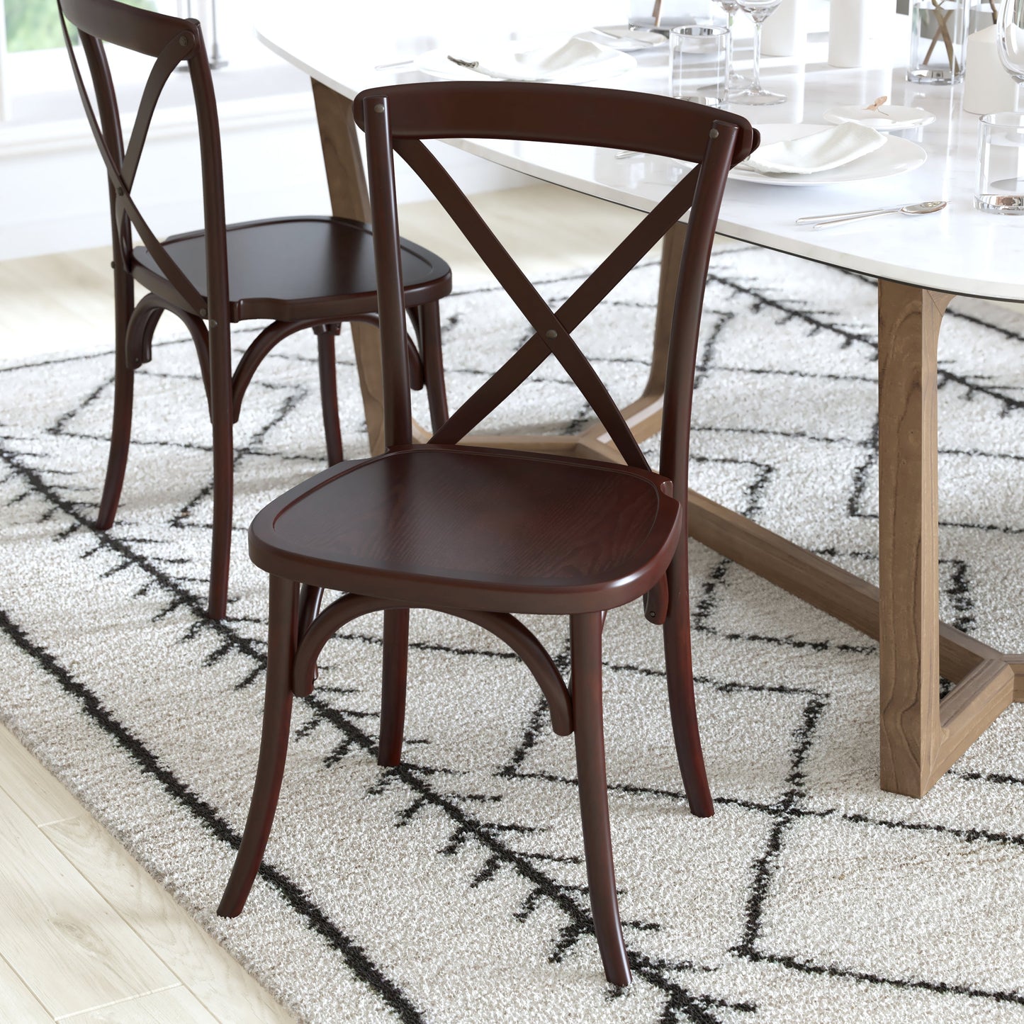 Walnut X-Back Chair X-BACK-W