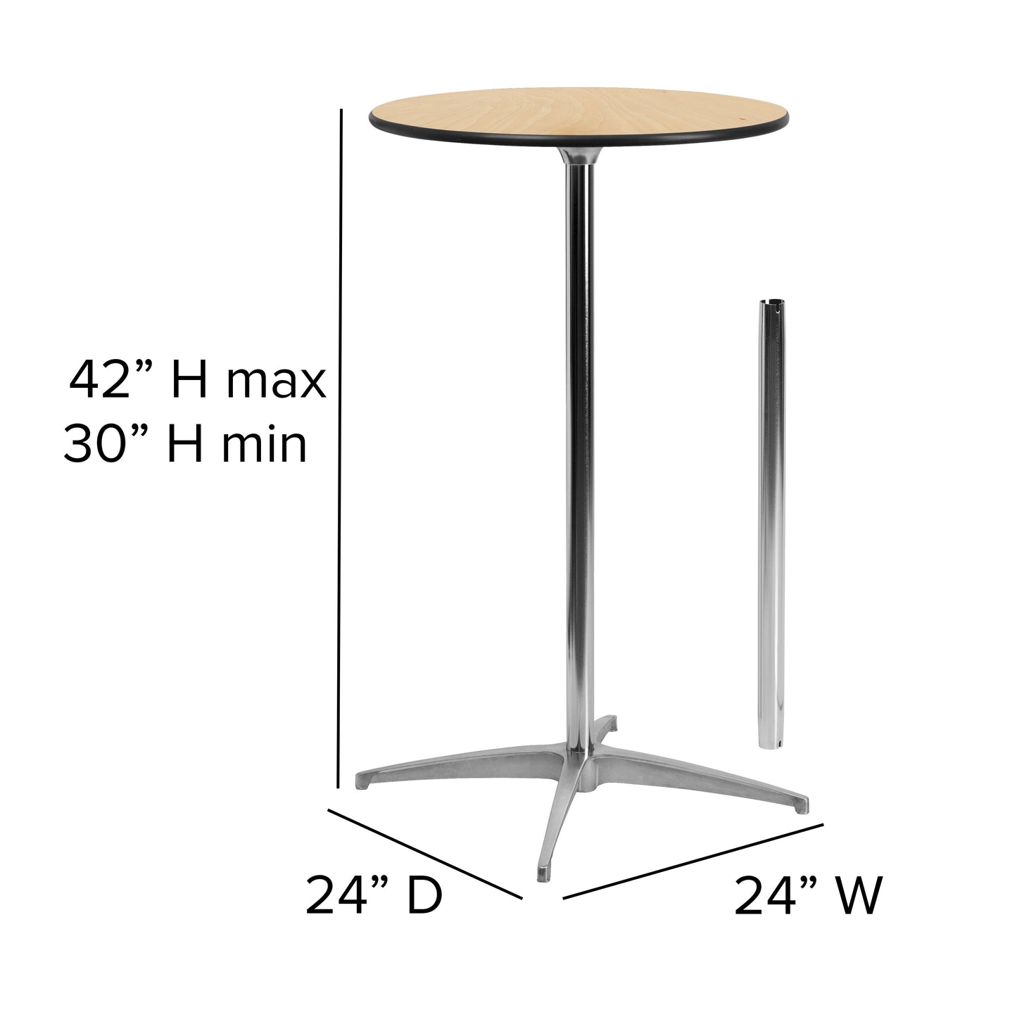 24RD Pub Table - 2 Columns XA-24-COTA-GG