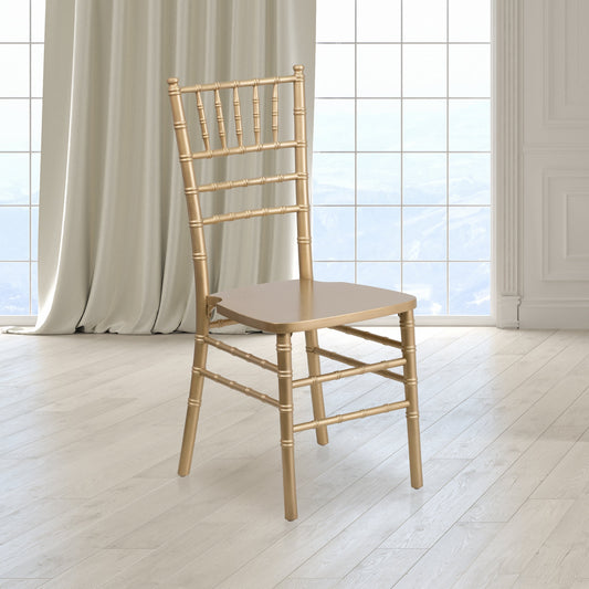 Gold Wood Chiavari Chair XS-GOLD-GG