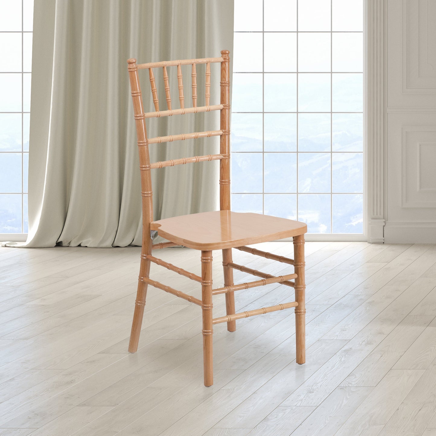 Natural Wood Chiavari Chair XS-NATURAL-GG