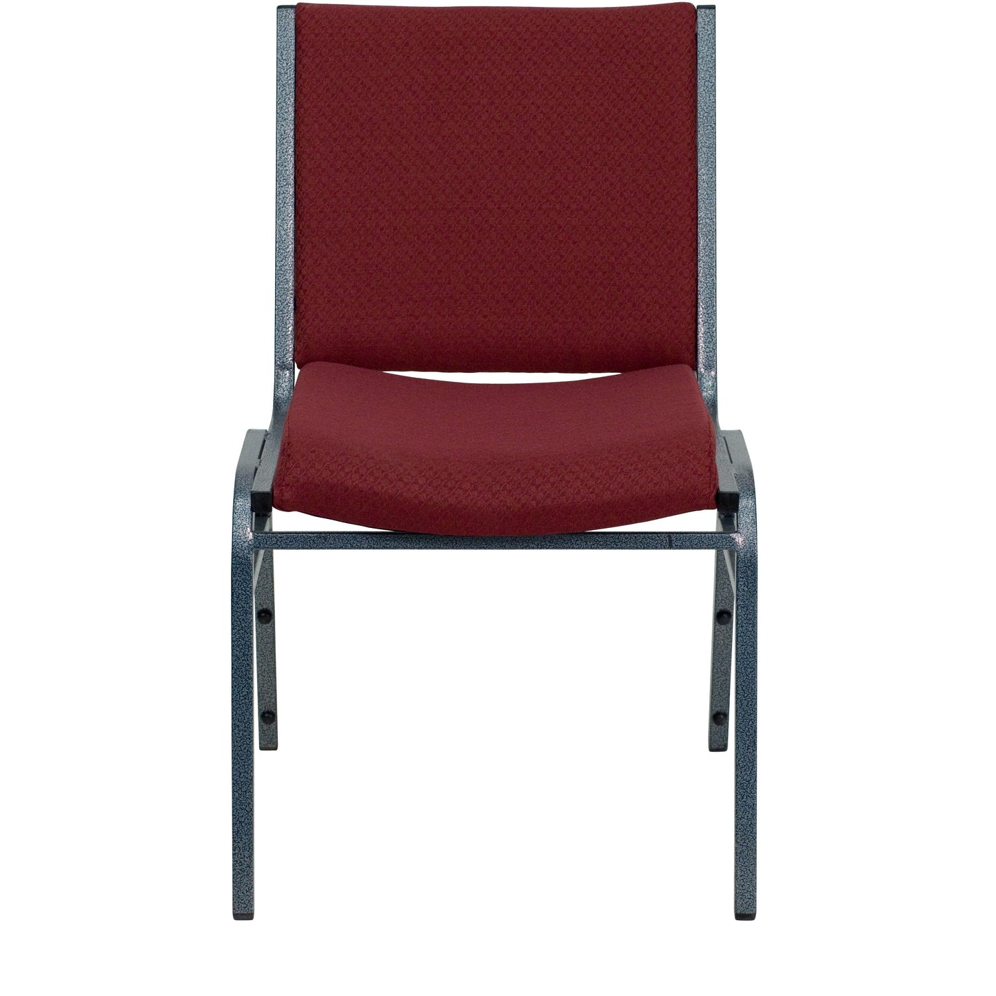 Burgundy Fabric Stack Chair XU-60153-BY-GG