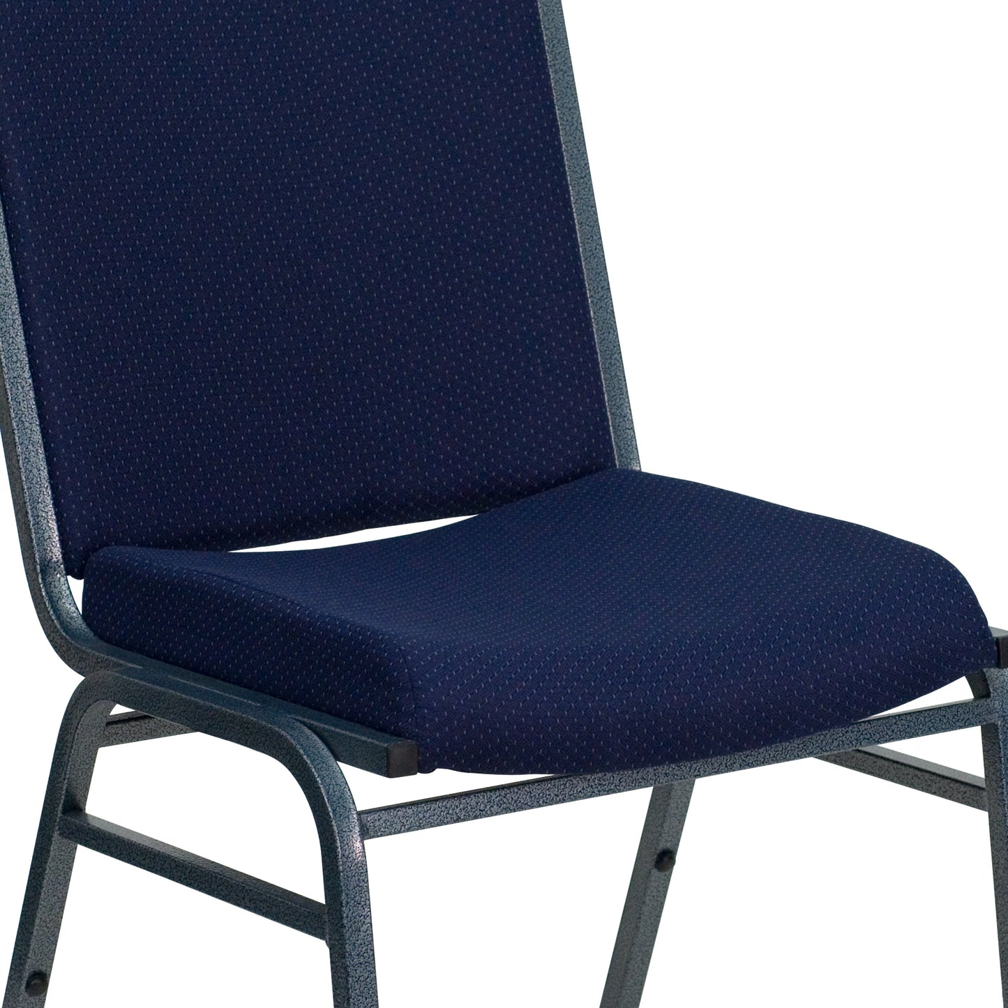 Navy Fabric Stack Chair XU-60153-NVY-GG