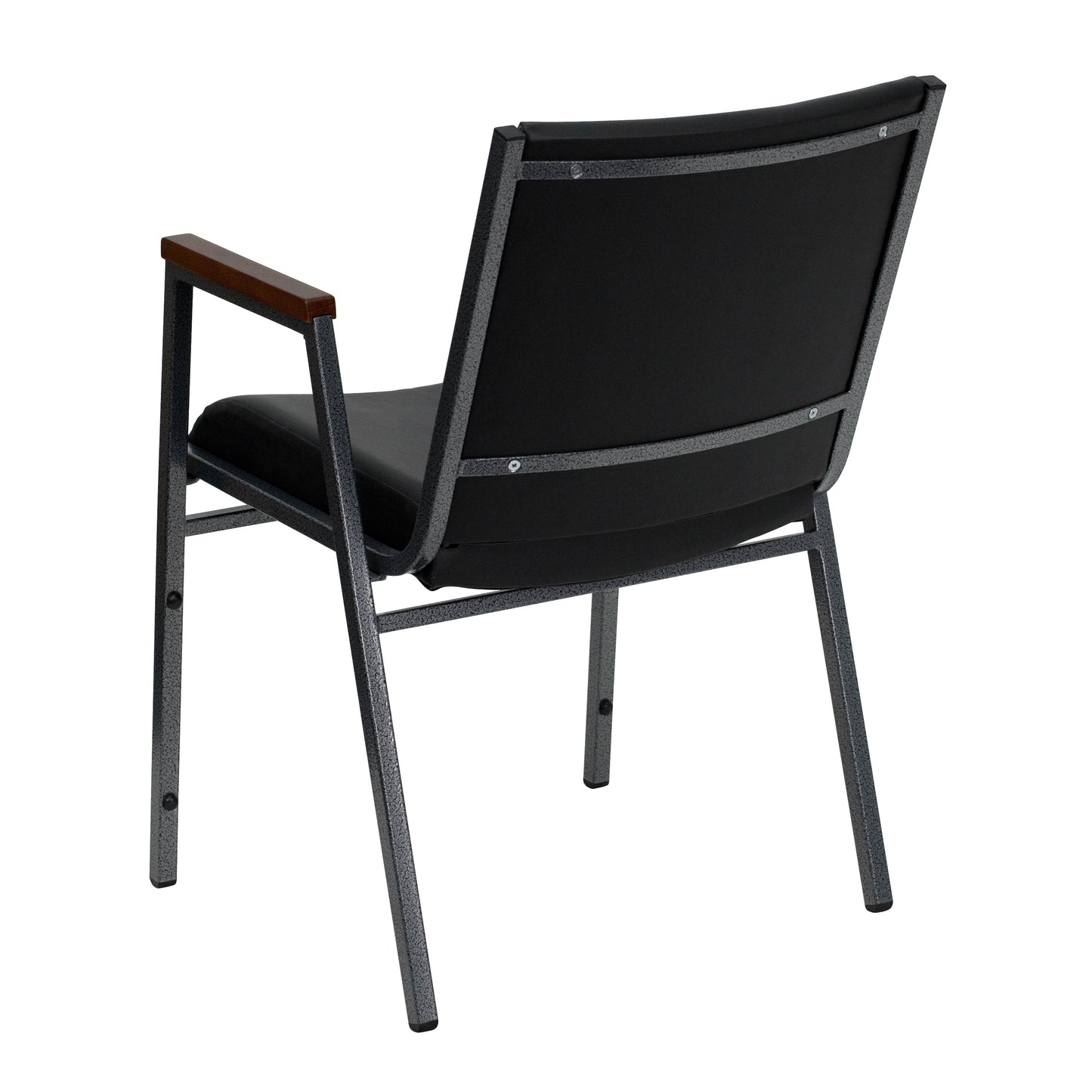 Black Vinyl Stack Armchair XU-60154-BK-VYL-GG