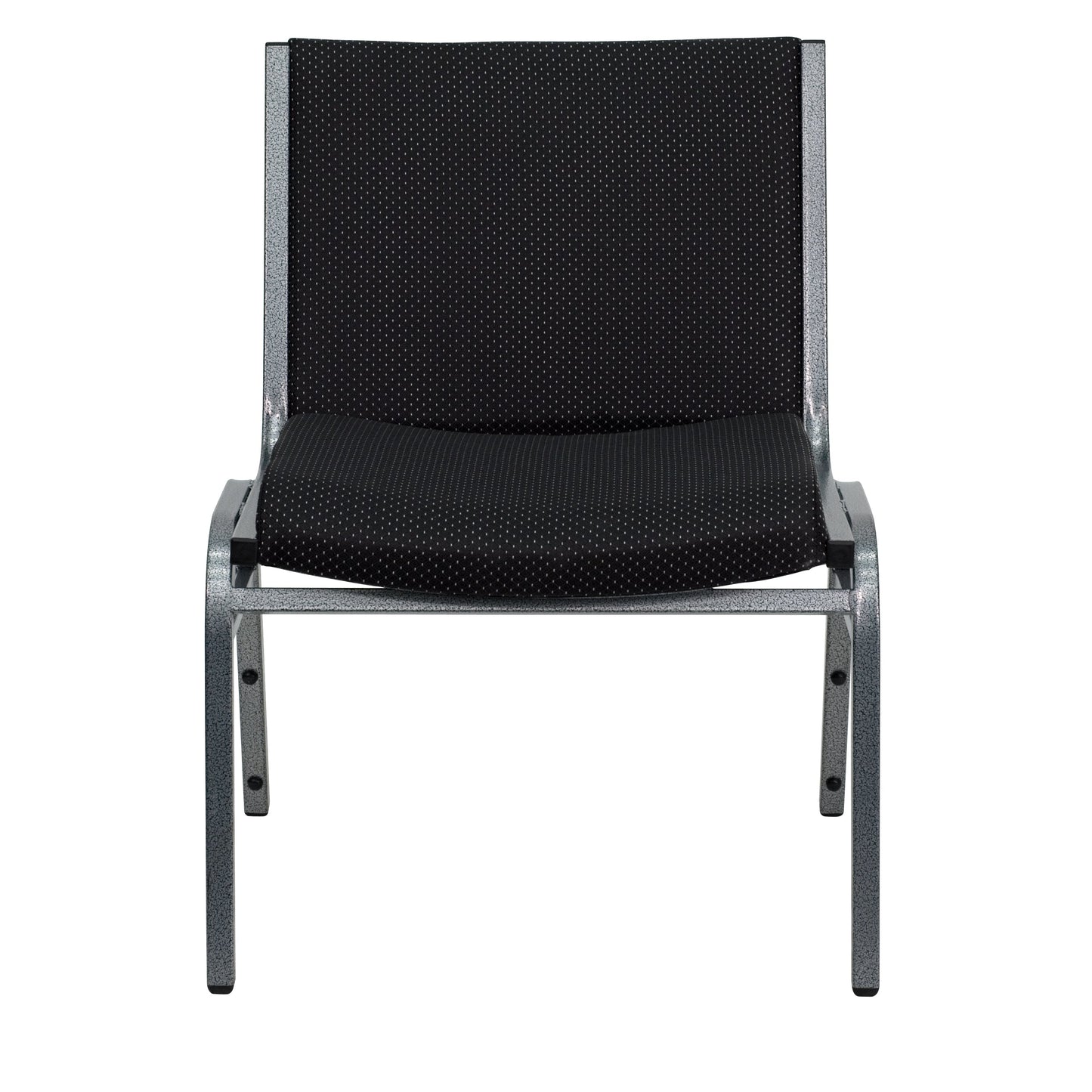 Black Fabric Stack Chair XU-60555-BK-GG