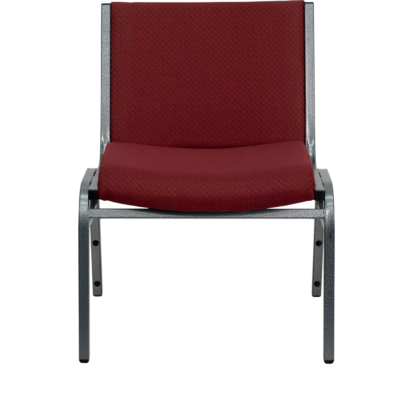 Burgundy Fabric Stack Chair XU-60555-BY-GG