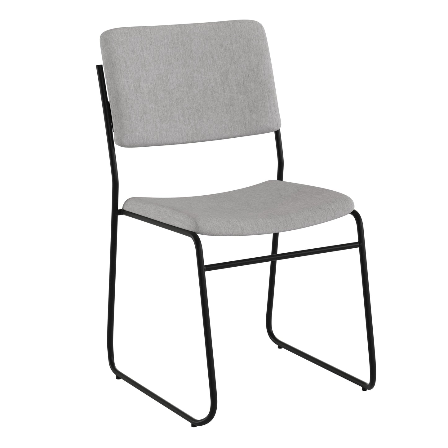 Gray Fabric Stack Chair XU-8700-GY-B-30-GG