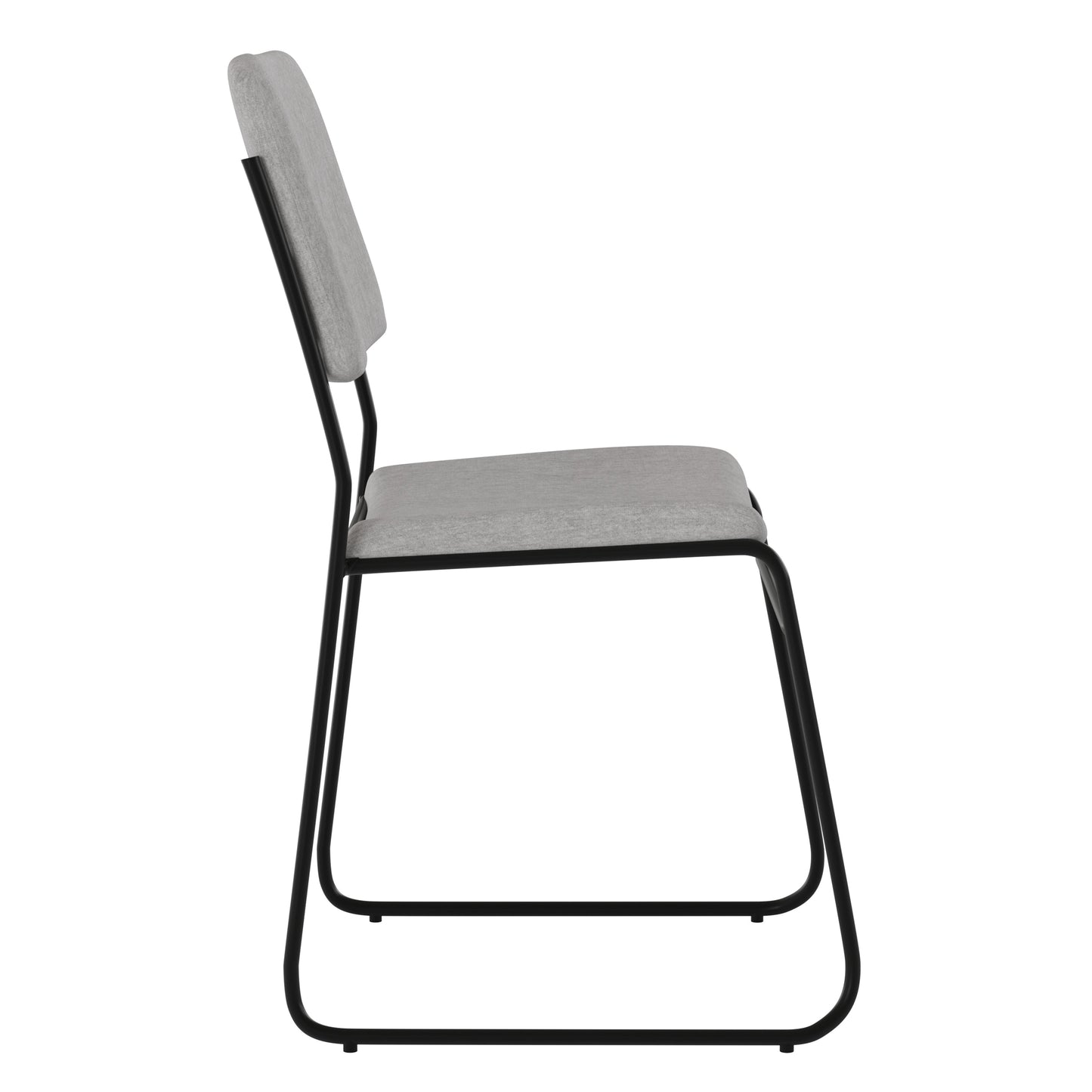 Gray Fabric Stack Chair XU-8700-GY-B-30-GG