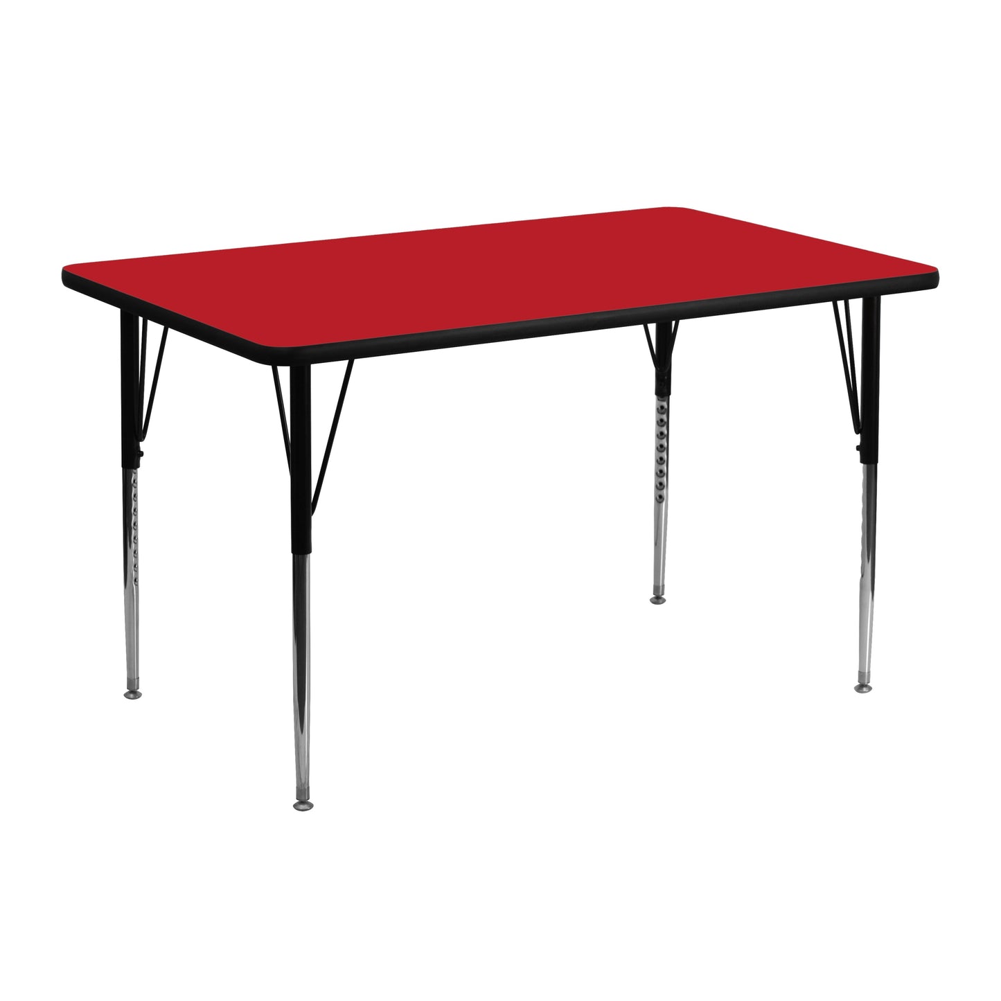 24x48 REC Red Activity Table XU-A2448-REC-RED-H-A-GG