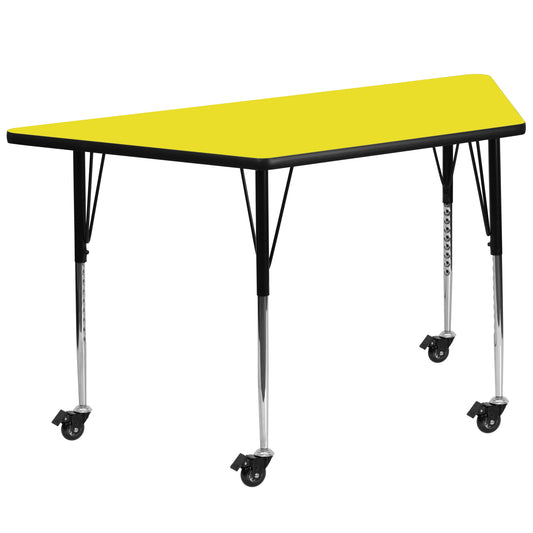 22.5x45 Yellow Activity Table XU-A2448-TRAP-YEL-H-A-CAS-GG