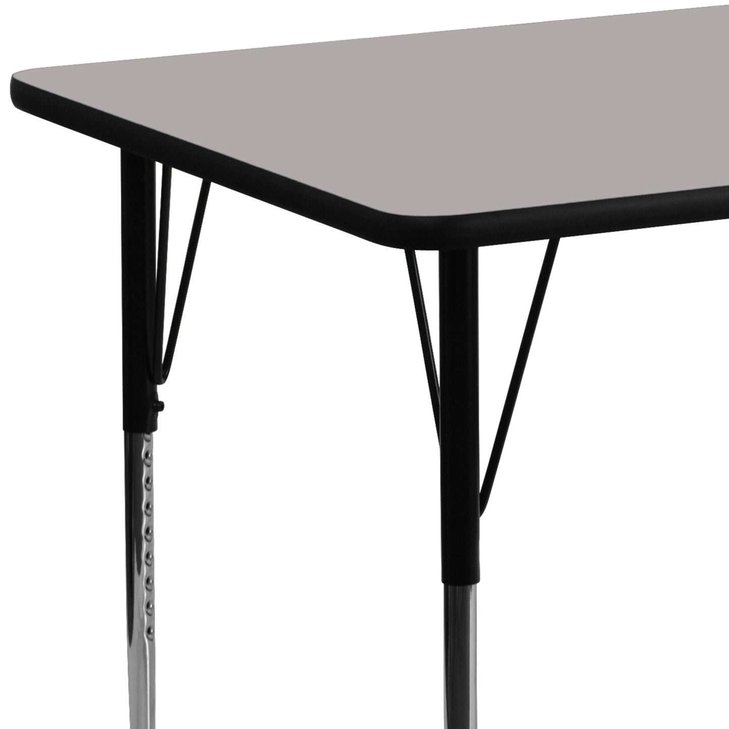 24x60 REC Grey Activity Table XU-A2460-REC-GY-H-A-GG