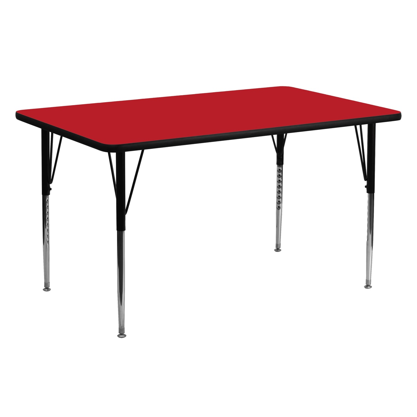 24x60 REC Red Activity Table XU-A2460-REC-RED-H-A-GG