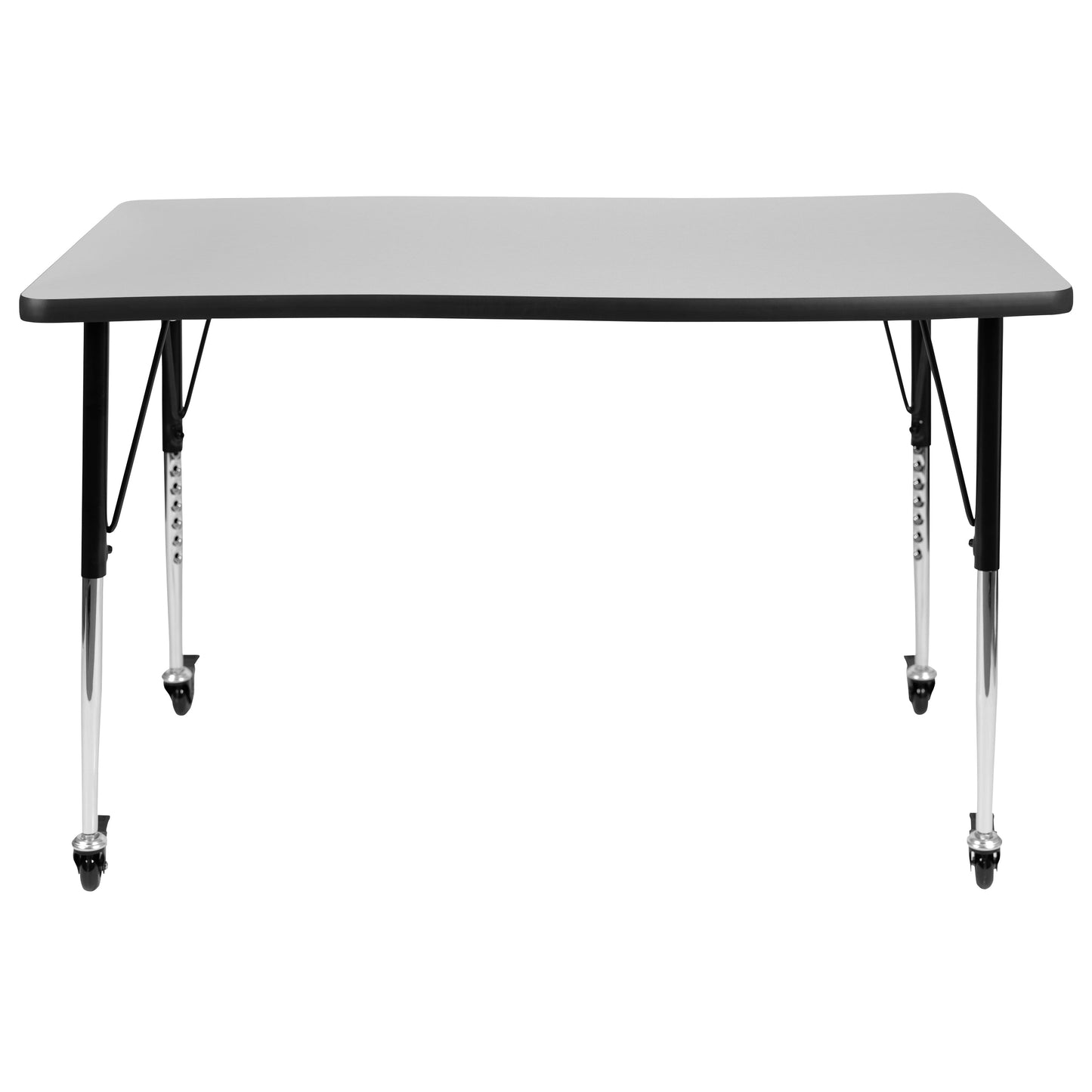 28"Wx48"L Grey Activity Table XU-A3048-CON-GY-T-A-CAS-GG