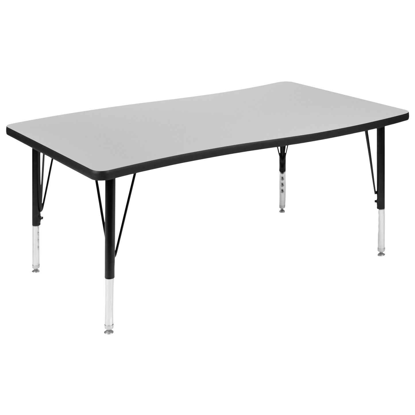 28"Wx48"L Grey Activity Table XU-A3048-CON-GY-T-P-GG